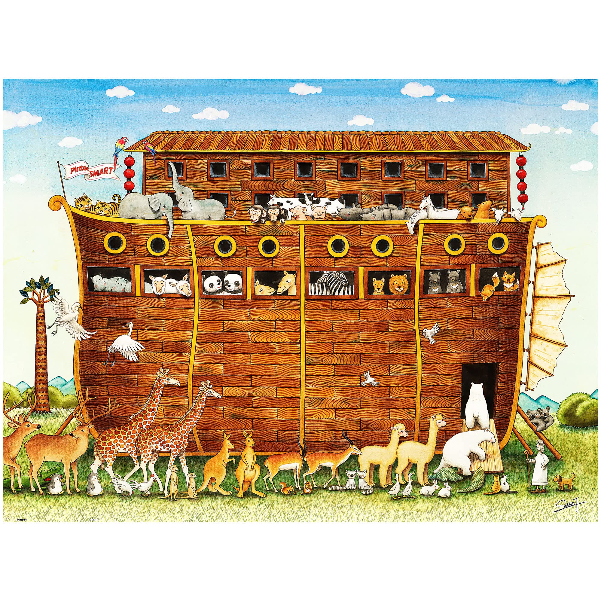 Amazon | Pintoo ジグソーパズル 1200ピース 大人用 - スマート - ノラ