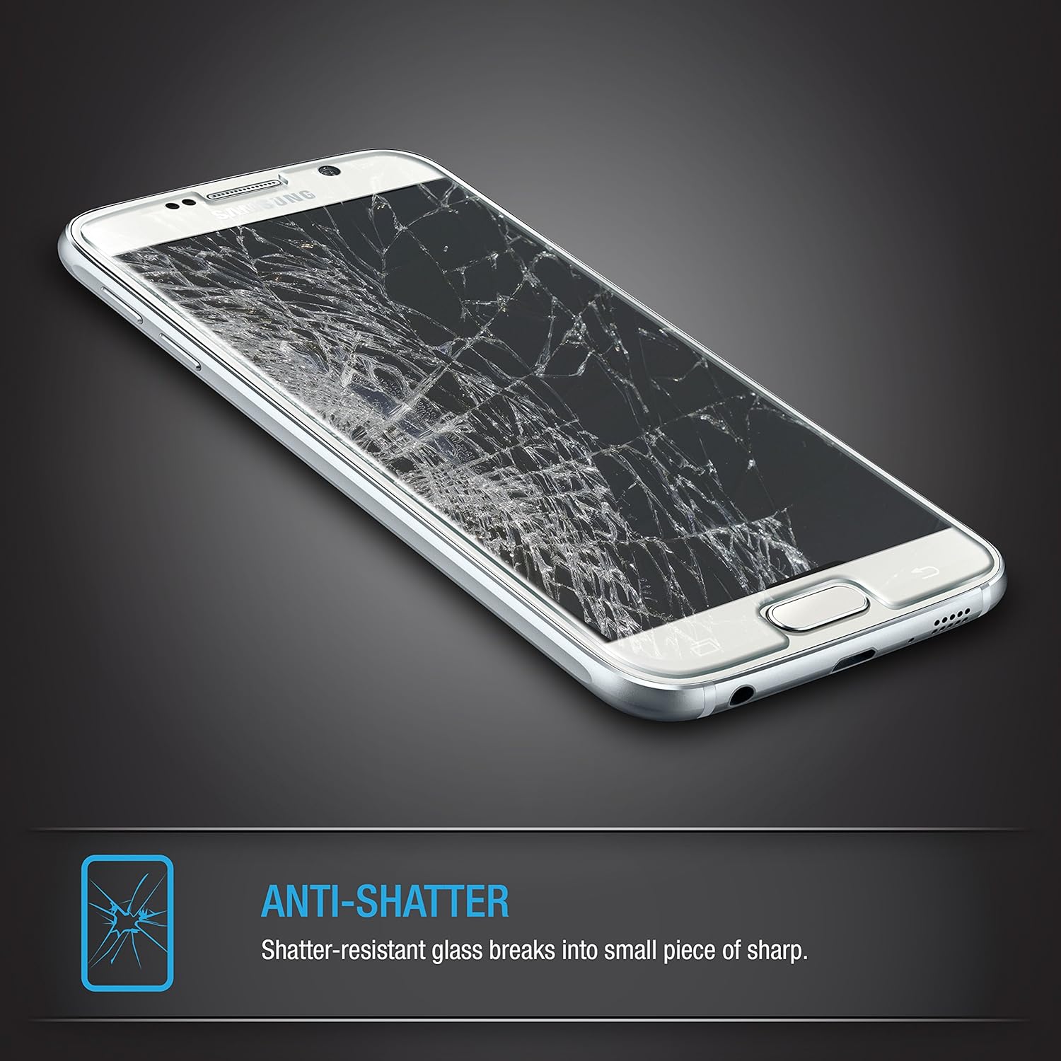 Patchworks Impossible Tempered HD Glass Screen Protector for Samsung Galaxy S6 - Clear