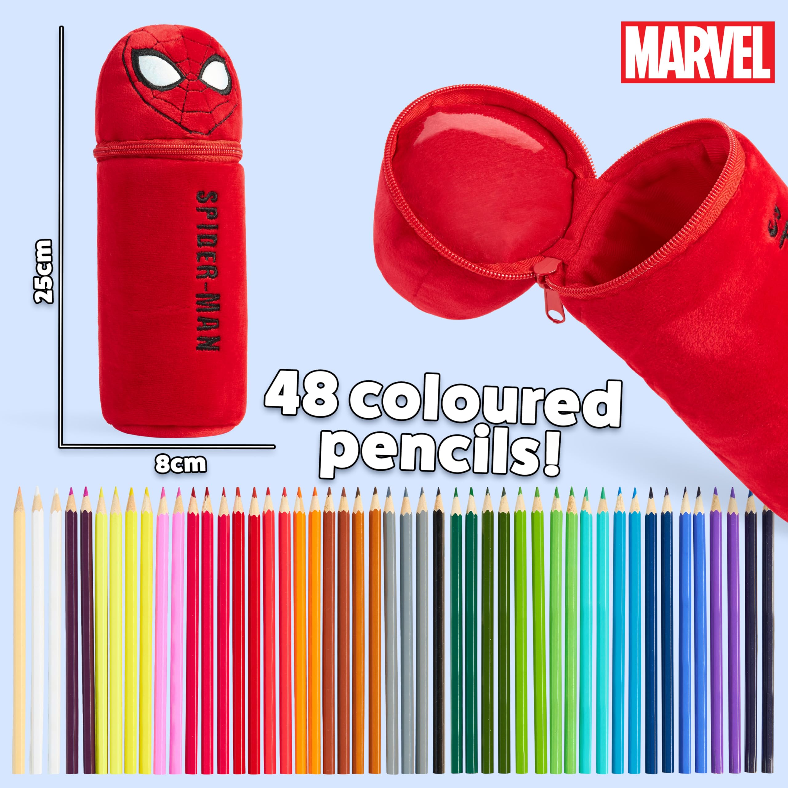 Frozen Kids - Set di 43 penne da colorare con punta in feltro ad acquerello, pastelli e matite da viaggio per bambini