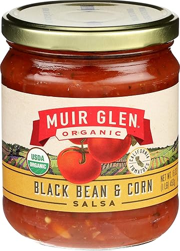 Muir Glen USDA Organic Black Bean and Corn Salsa, 16 oz