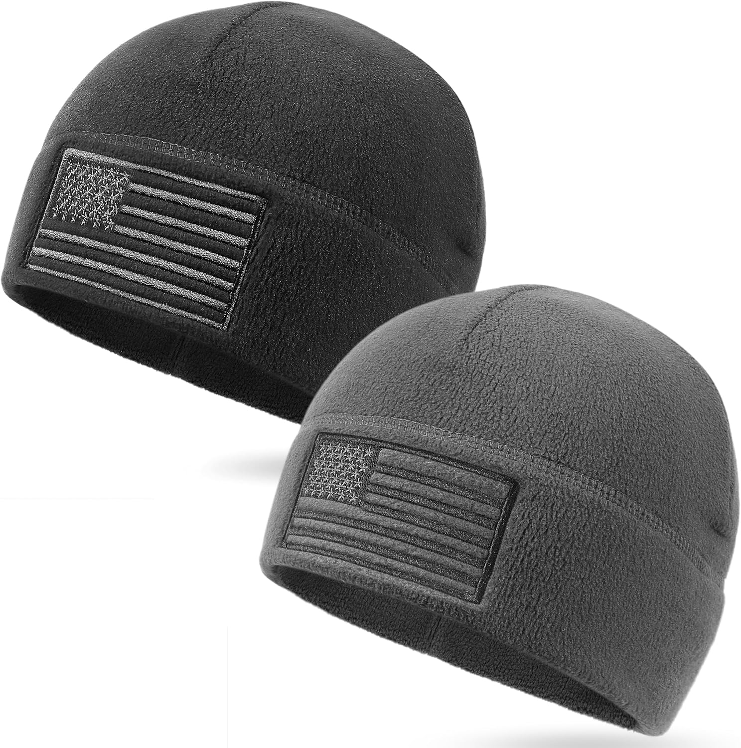 Multi-Season American Flag Fleece Beanie – Warm Tactical Cap Multi-Season American Flag Fleece Beanie – Warm Tactical Cap