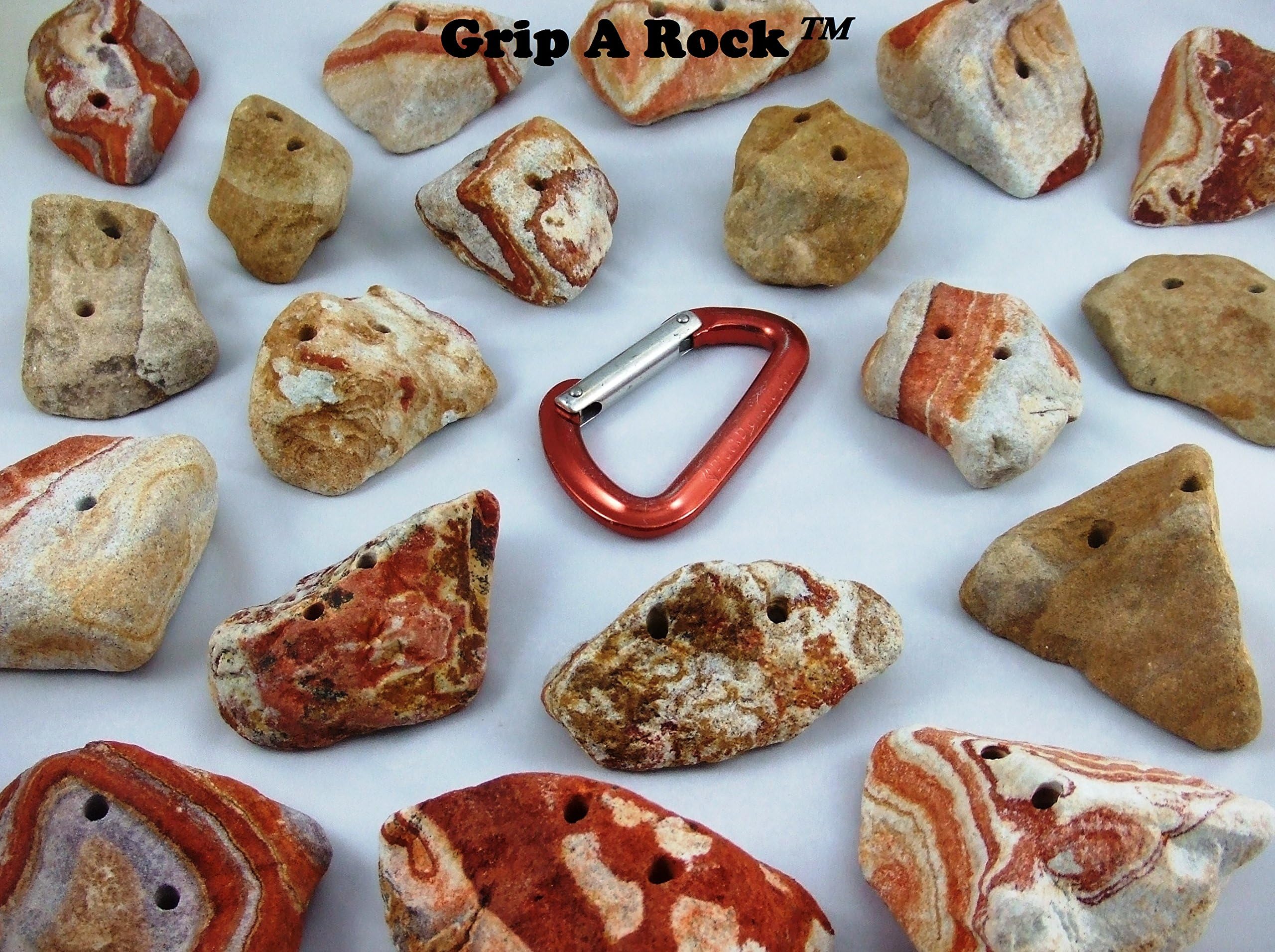 20 Rock Climbing Holds, Rock Climbing Equipment, Adult & Kids Climbing Wall