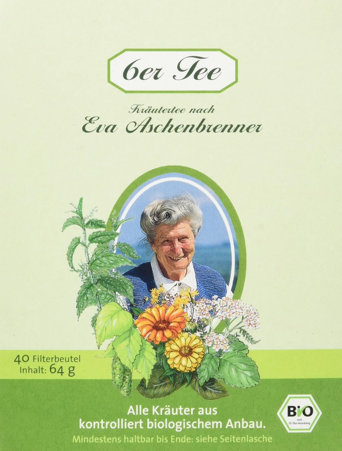 Herbaria Eva Aschenbrenner 6er Tee 40FB, 1er Pack (1 x 64 g) - Bio ...