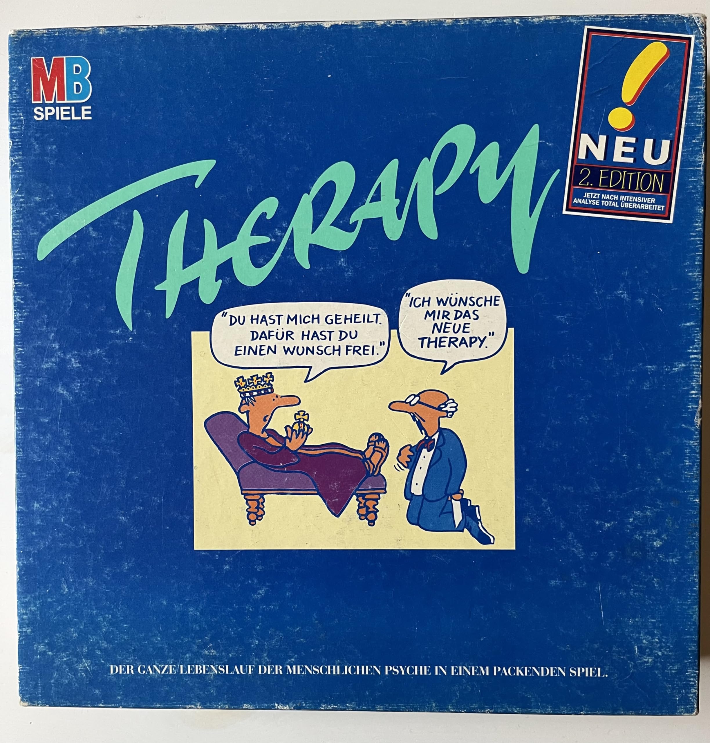 Therapy 2. Edition. Gesellschafts / Partyspiel über Psychologie (Erscheinungsjahr 1994) by MB Spiele