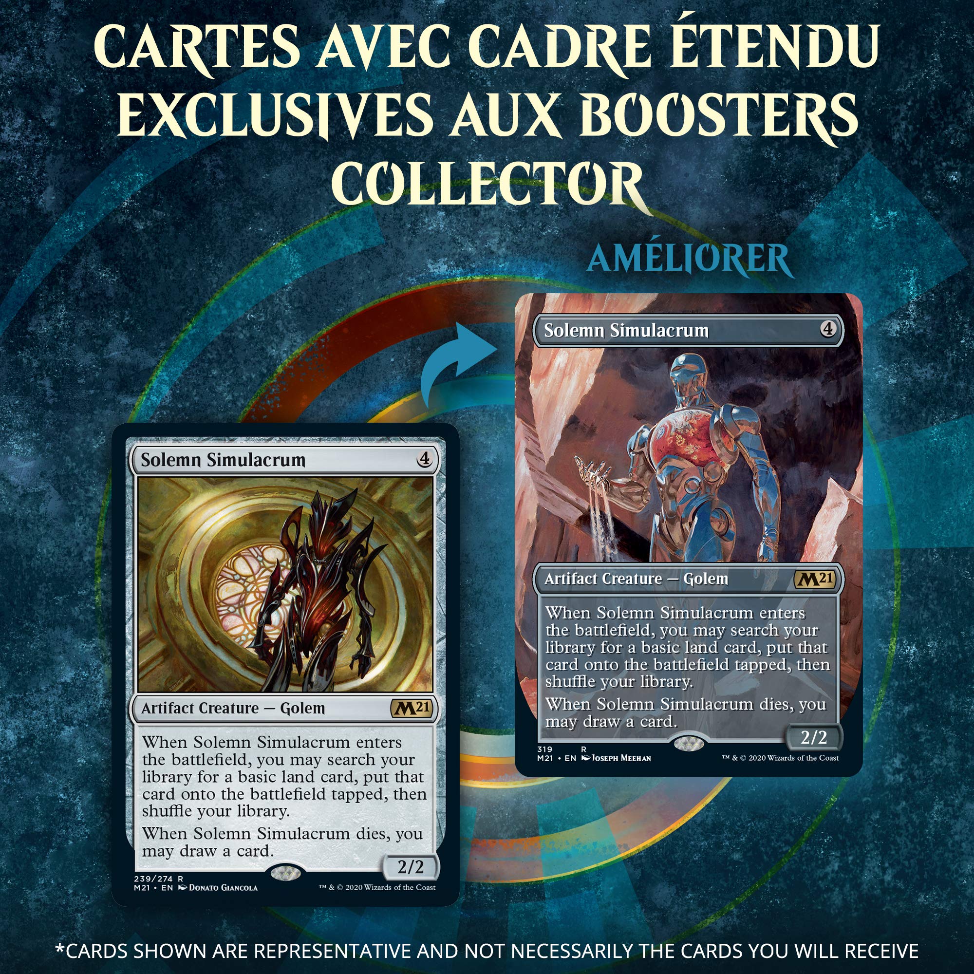 Booster Collector Magic: The Gathering Édition de Base 2021 (15 Cartes) – Version française