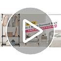 Image of LEOPAX Metal Clothes Rack with 2 Storage Shelves & 10 Hooks, Freestanding Cloth Stand, Garment Rack and Coat Hanger for Bedroom, Living Room & Entryway, Heavy Duty Clothing Organizer, Black