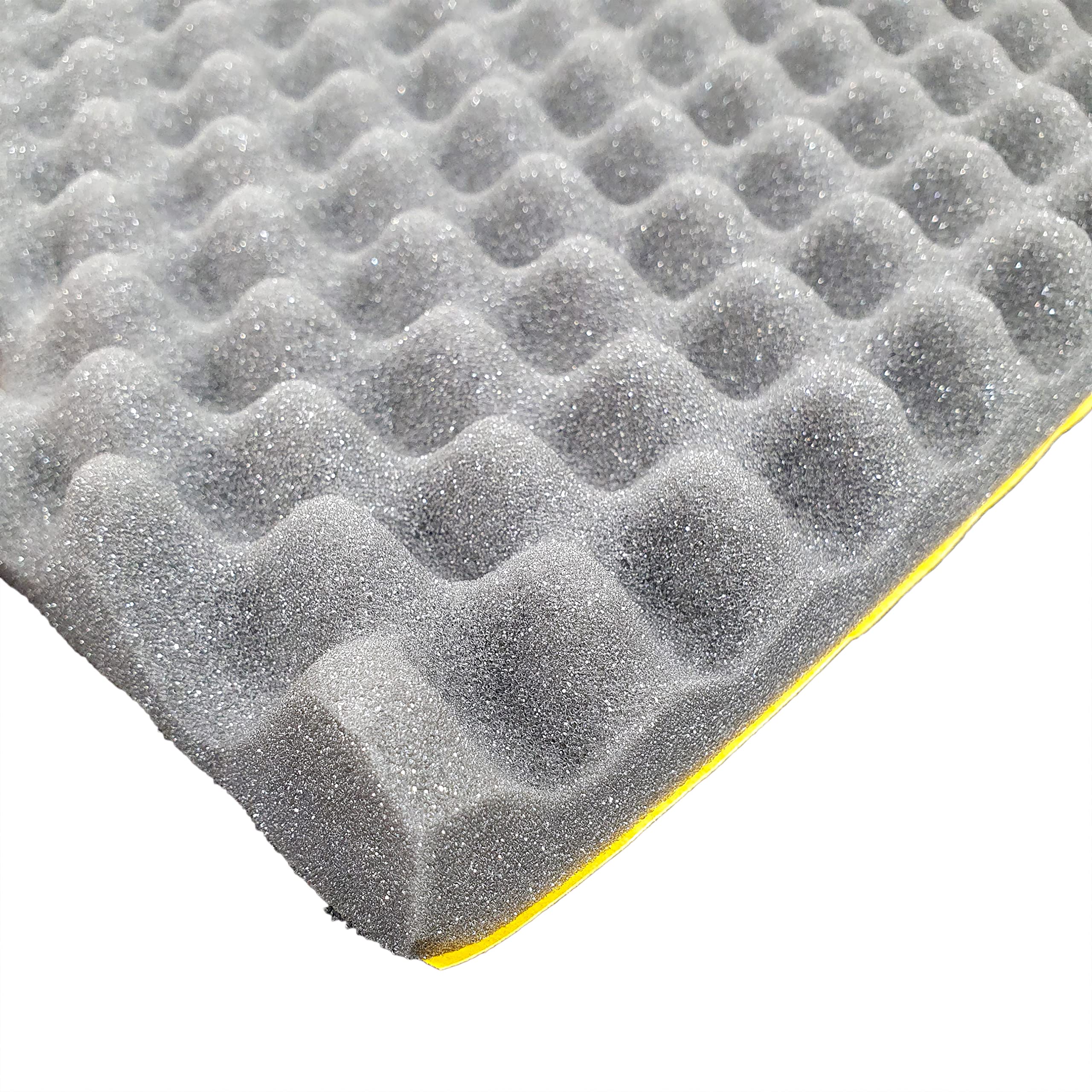 Mousse acoustique autocollante 100x200 x 3 cm d'isolation phonique GMP Tech Beauty of Sound