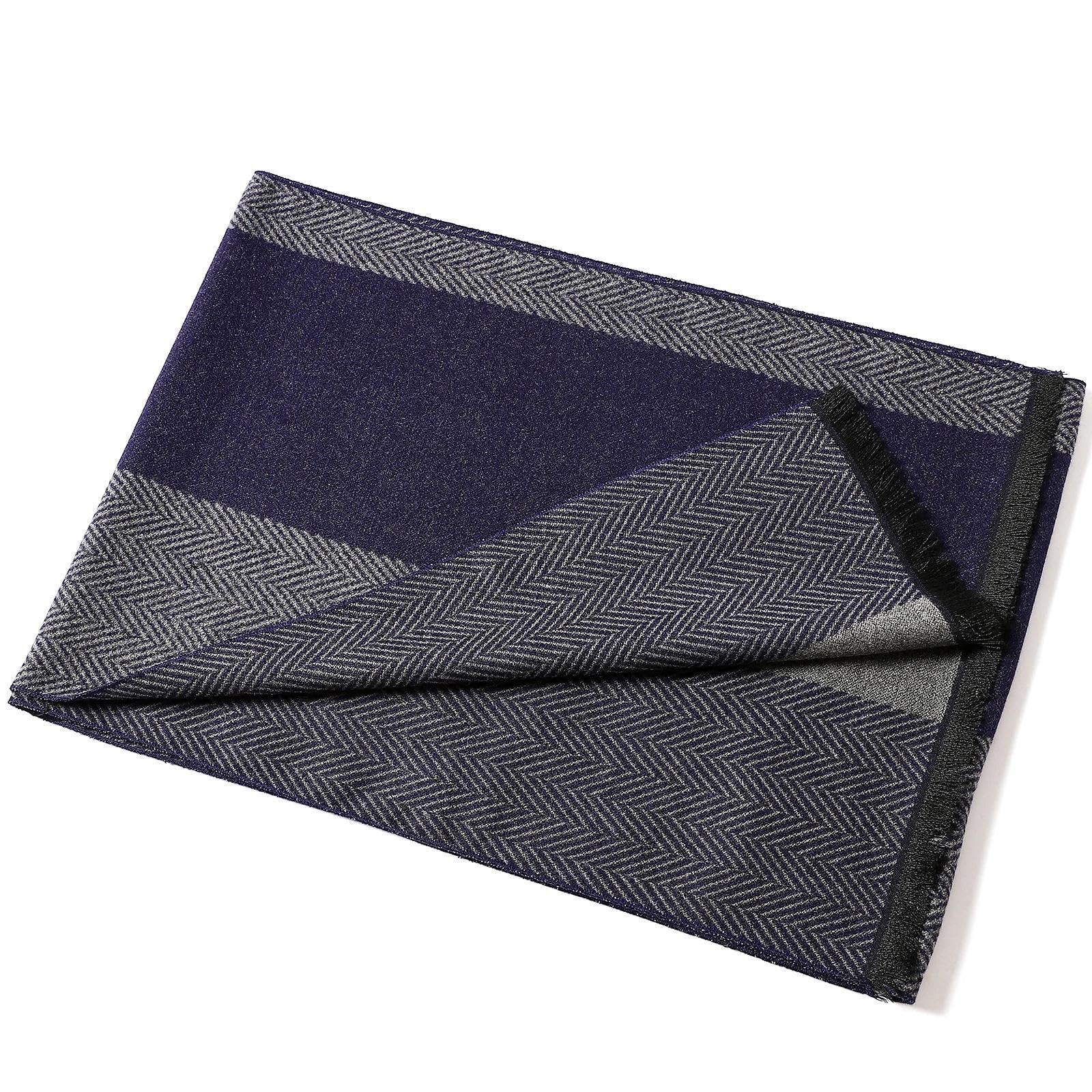 Écharpe écharpes châle châle automne mode longue écharpe classique à carreaux hommes écharpes hommes châles d'affaires châles hiver épais écharpe chaude