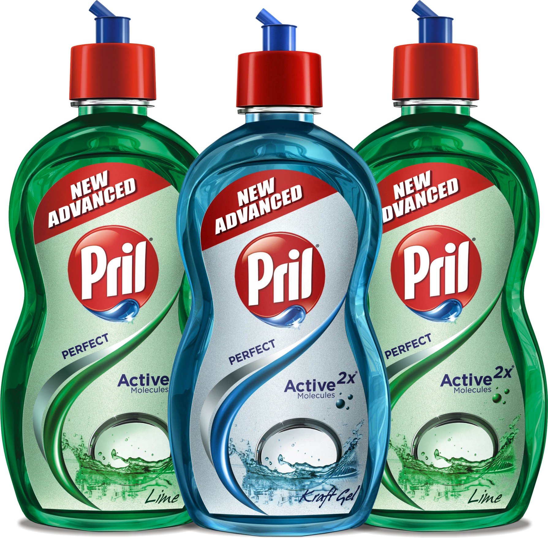 Pril Lime - 500ml with 2+1 Kraft - 500ml