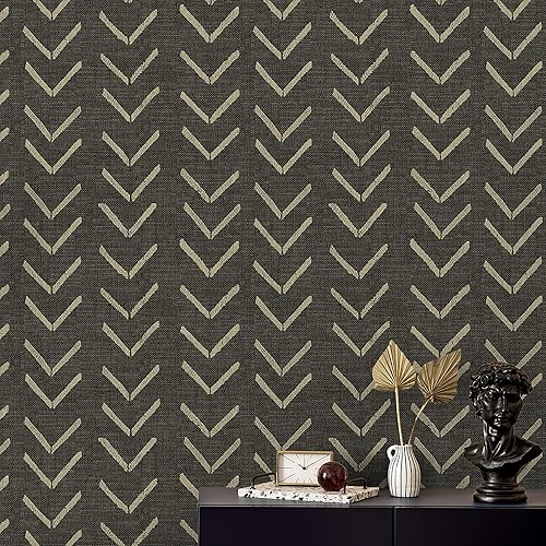 Vista 3 de Surface Style - Papel tapiz para despegar y pegar, papel tapiz geométrico para dormitorio, tocador, cocina, autoadhesivo, vinilo, cobertura de 30.75