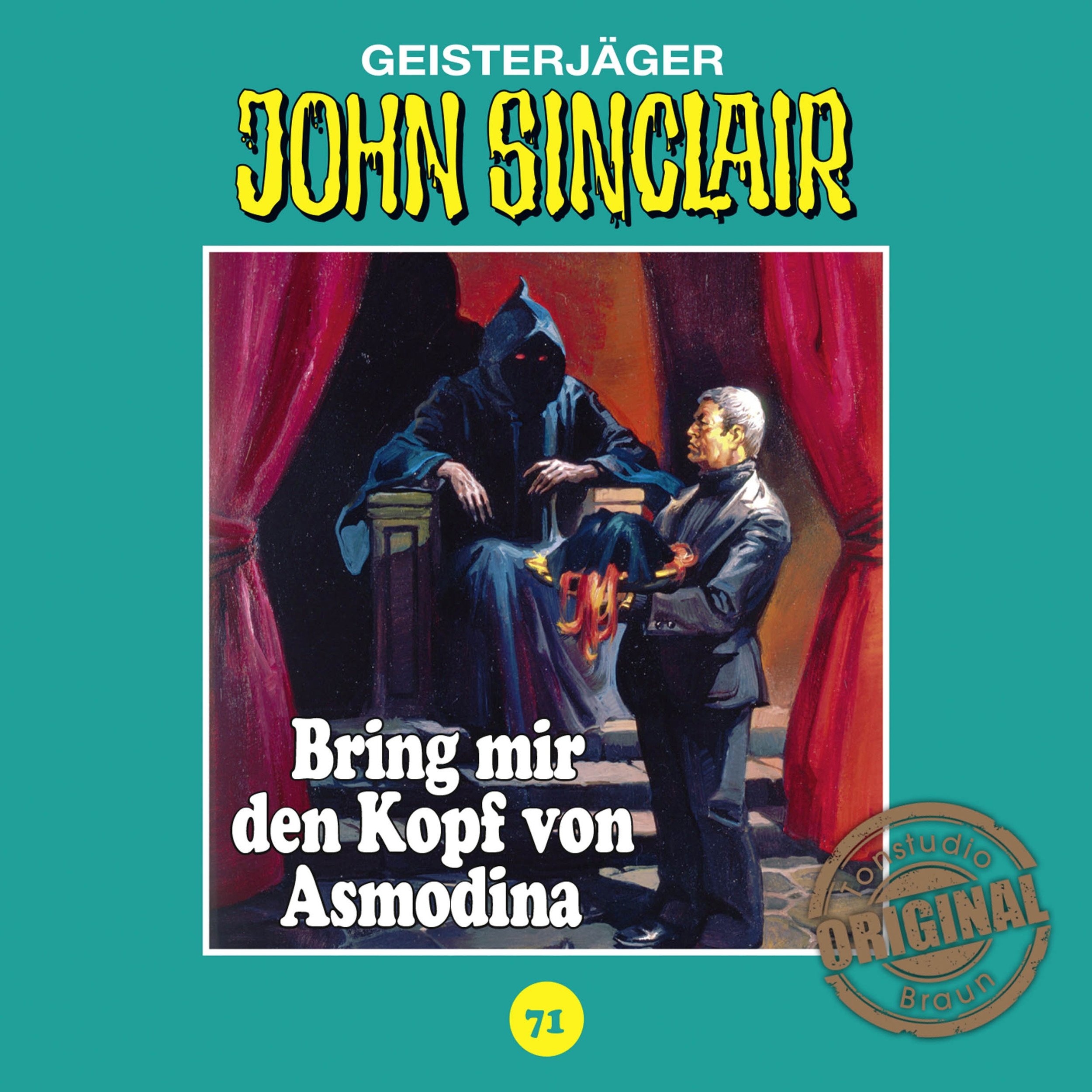 Cover art for Bring mir den Kopf von Asmodina: John Sinclair - Tonstudio Braun Klassiker 71