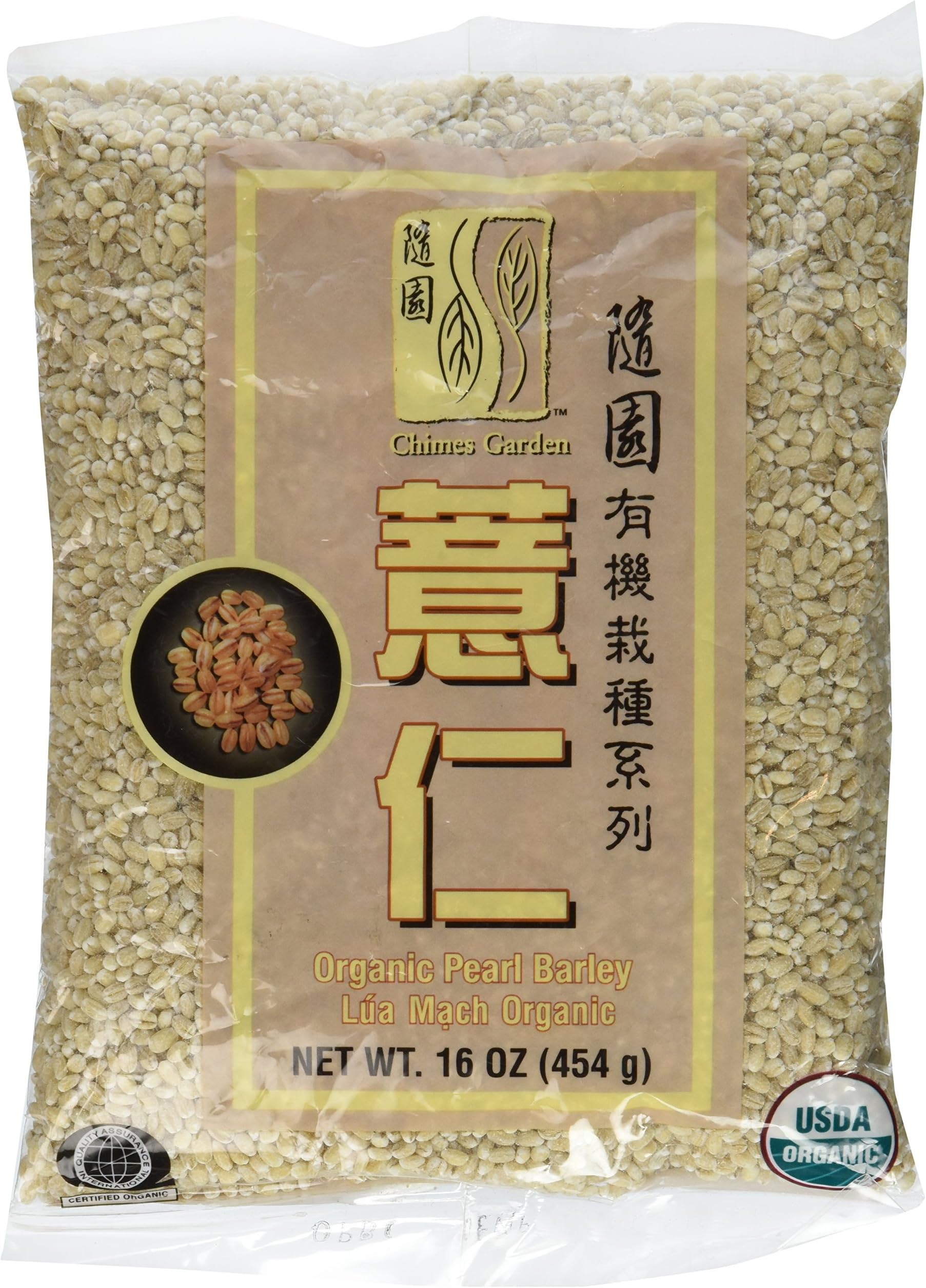 ORGANIC PERL BARLEY 1x16OZ