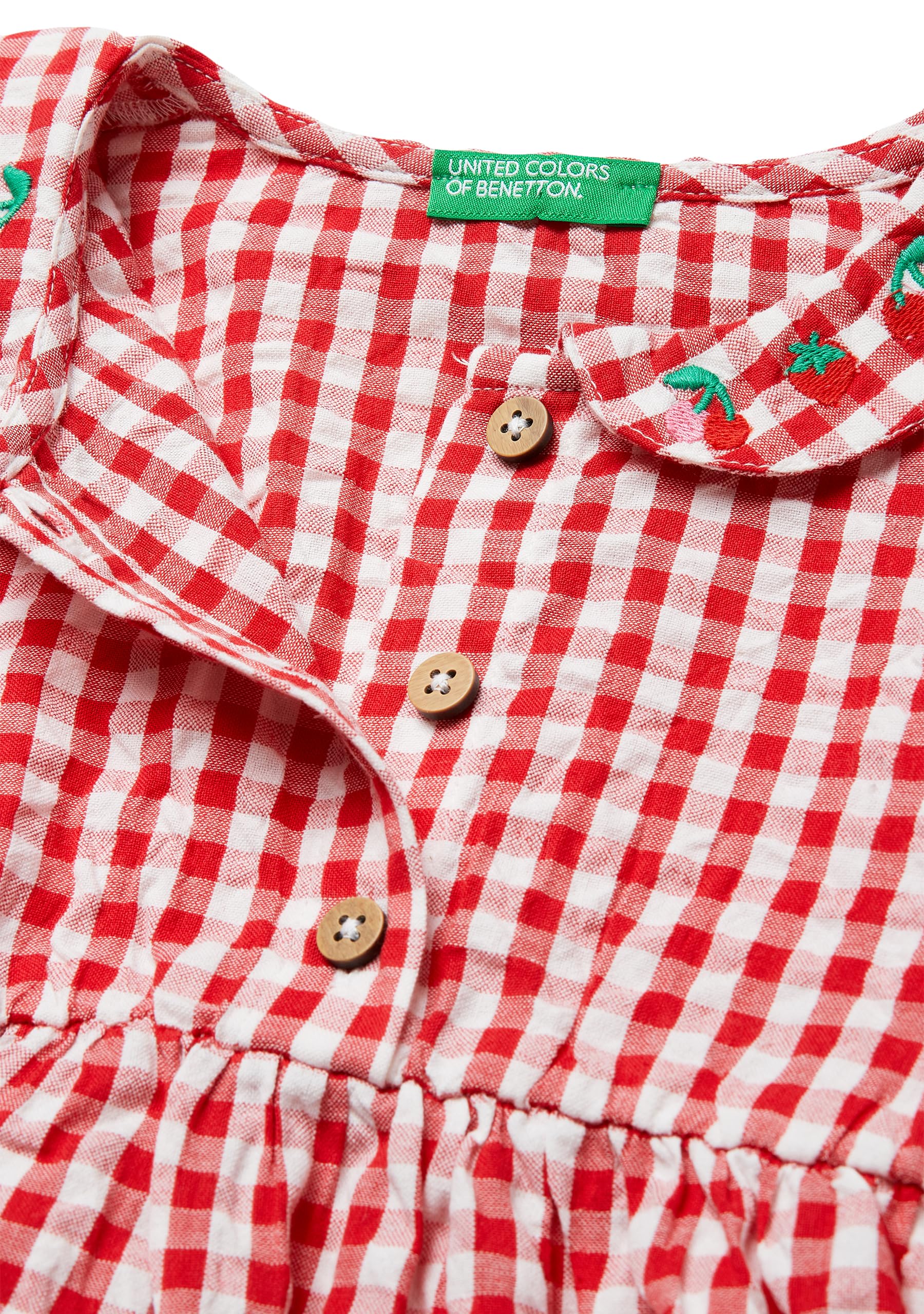 United Colors of Benetton Camicia 57QJGQ031, Multicolor, 5 Anni Bambina
