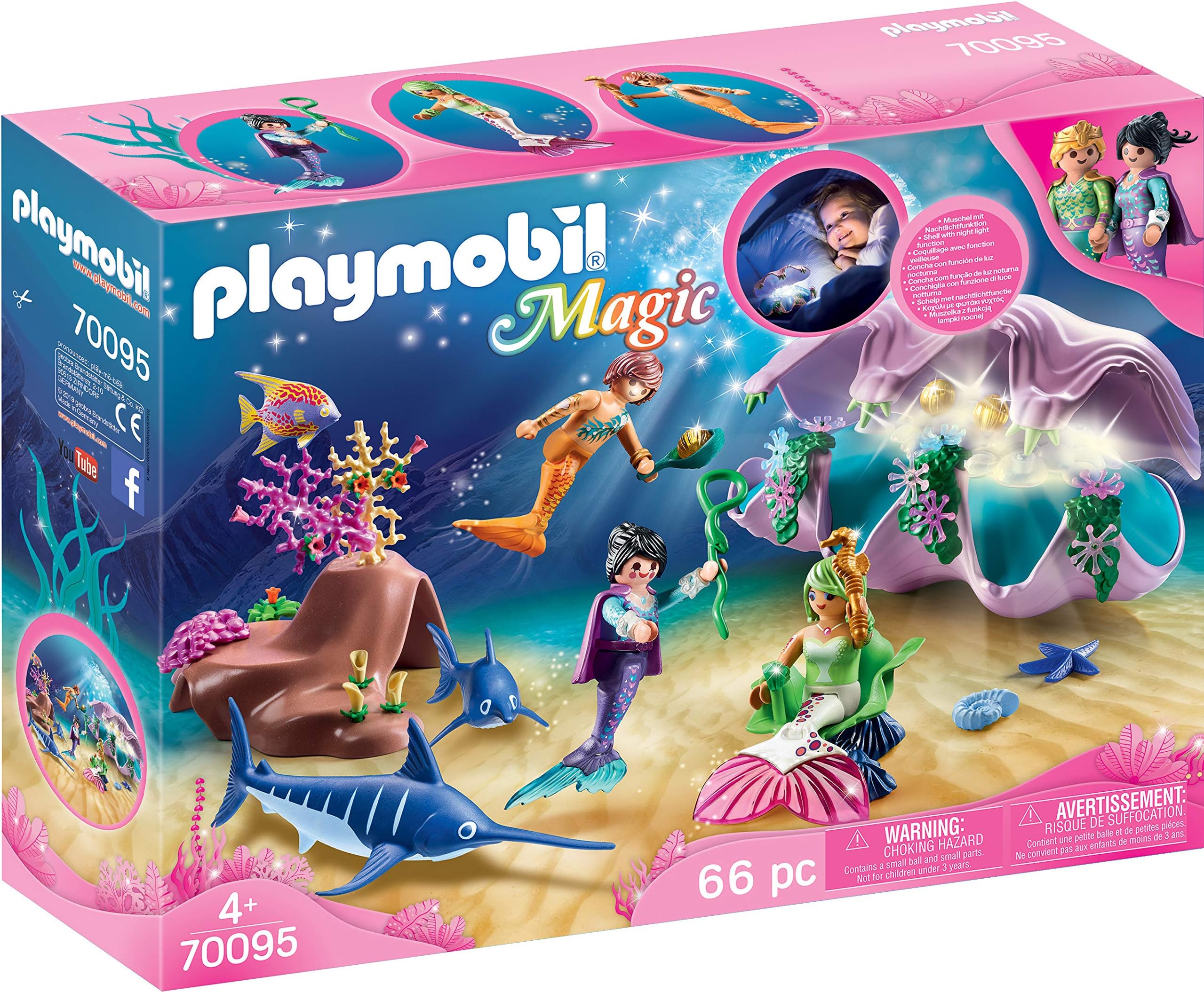 Playmobil Magic 70095 Nachtlicht Perlenmuschel, Ab 4 Jahren