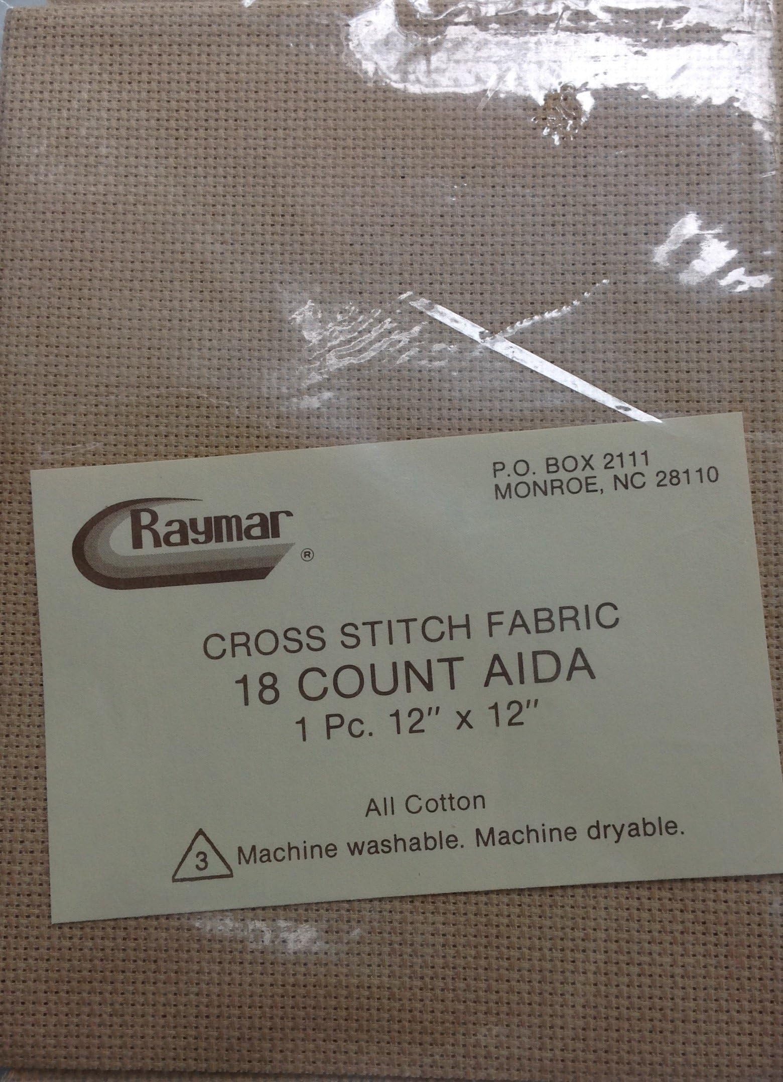 Raymar Cross Stitch Fabric 18 Count Aida - Sand Beige