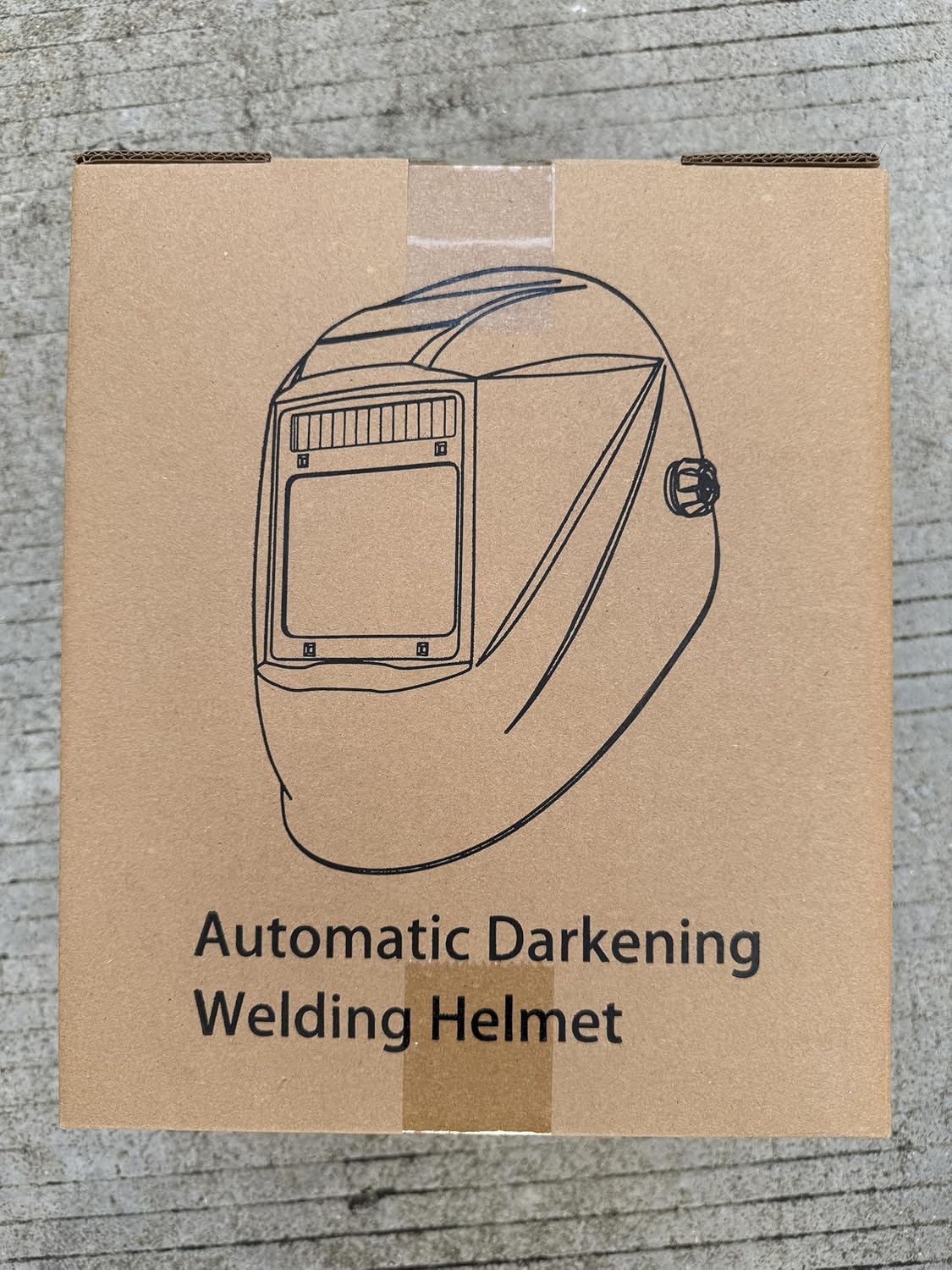Table providing recommended shade numbers for various welding processes (MMA, MAG, TIG, MIG, PAC, PAW) across different current levels (Amperes).