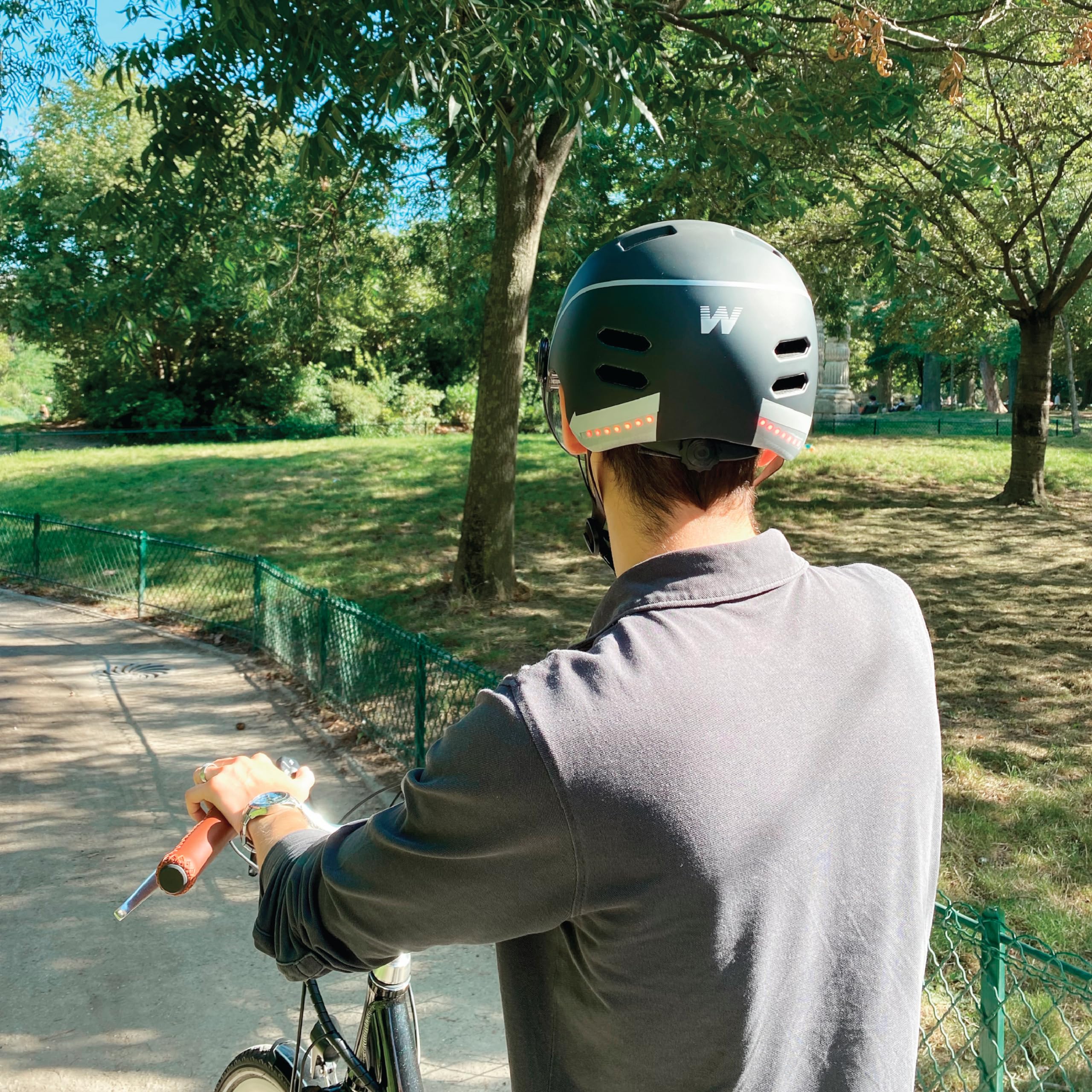 Wispeed Casco para Patinete Eléctrico Logicom Casque_Connect_M