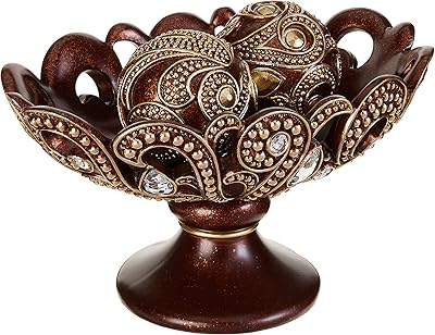 Sandrette Collection Bowl D Lusso Designs F3005 12 In Large Decorative Accessories Decorative Bowls Ourvagabondstories Com