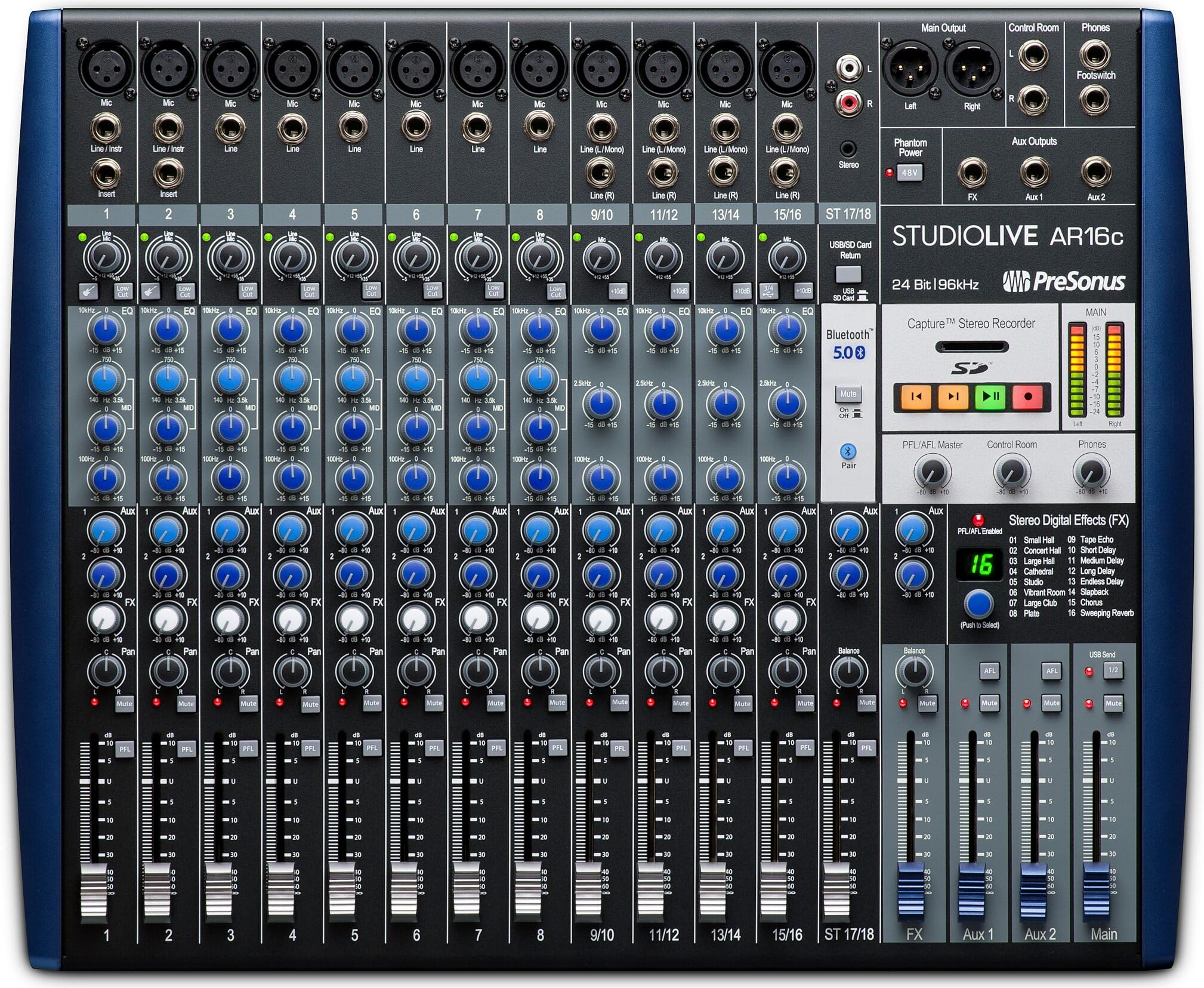 PreSonus STUDIOLIVE AR16c アナログミキサー Amazon.com: PreSonus StudioLive AR16c Analog Mixer with Studio One