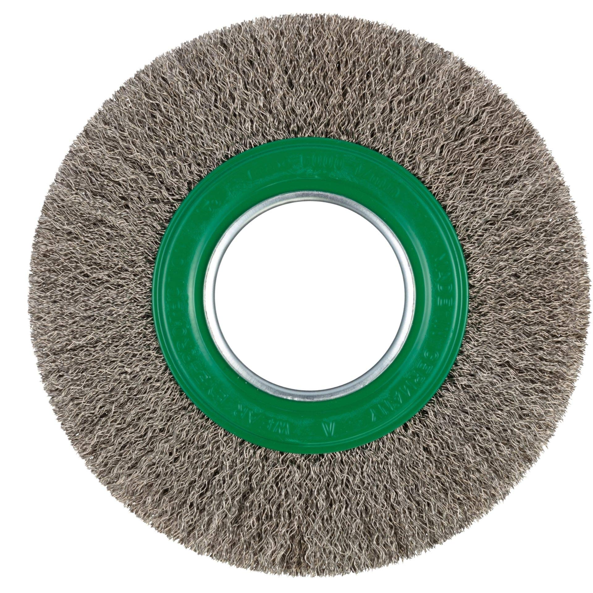Lukas BRVW - Cepillo redondo de alambre para amoladora recta (acero inoxidable, 150 x 23 mm)