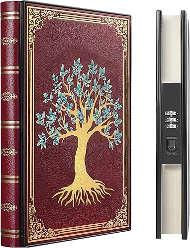 Lujoso diario con bloqueo de contraseña integrado, diseño plano de 180, diario de bloqueo para hombres y mujeres, organizador de planificador