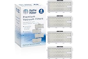 4 Pack Replacement HEPA Filters for Miele AirClean SF-HA 50 Filter Compatible...