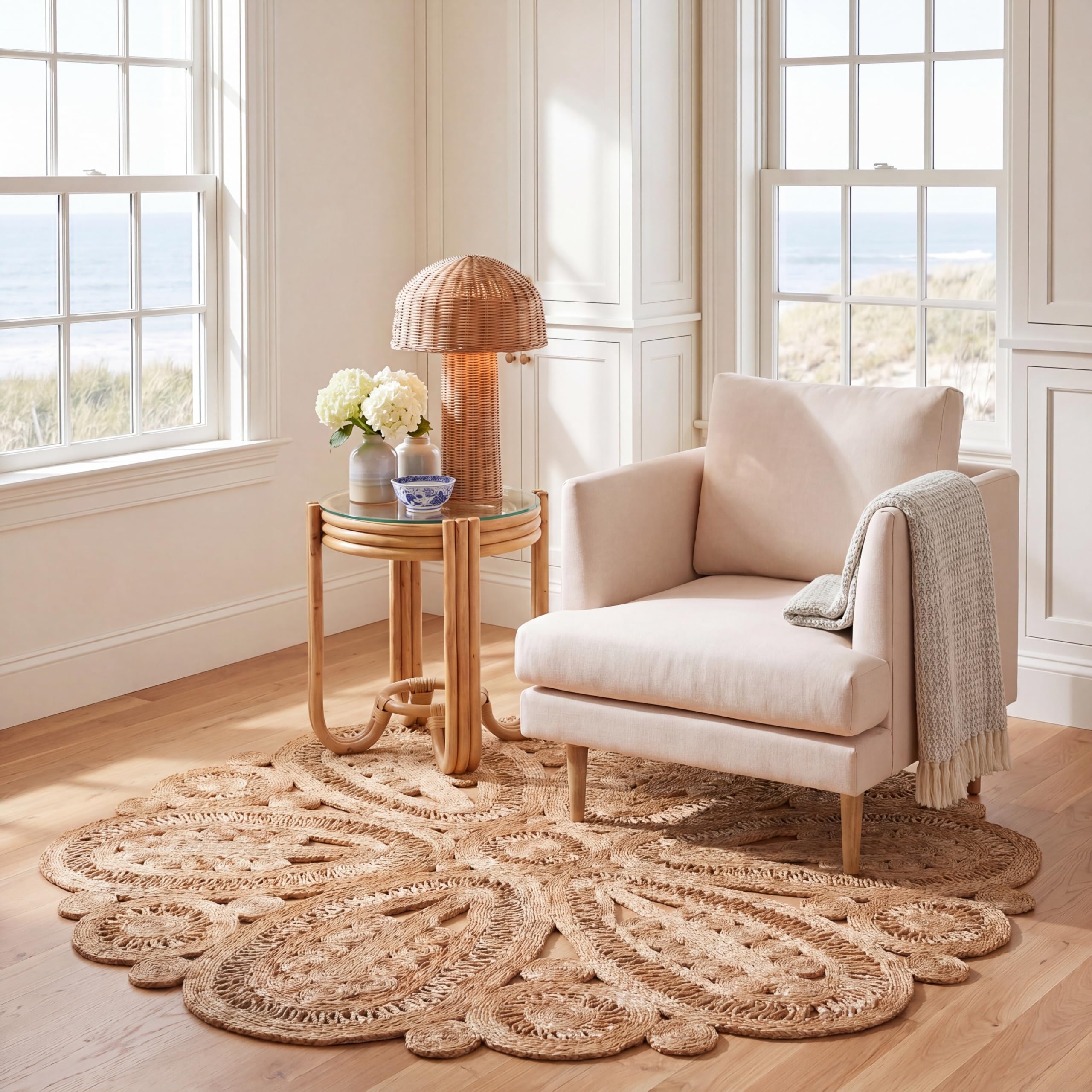 SAFAVIEH Natural Jute Rug