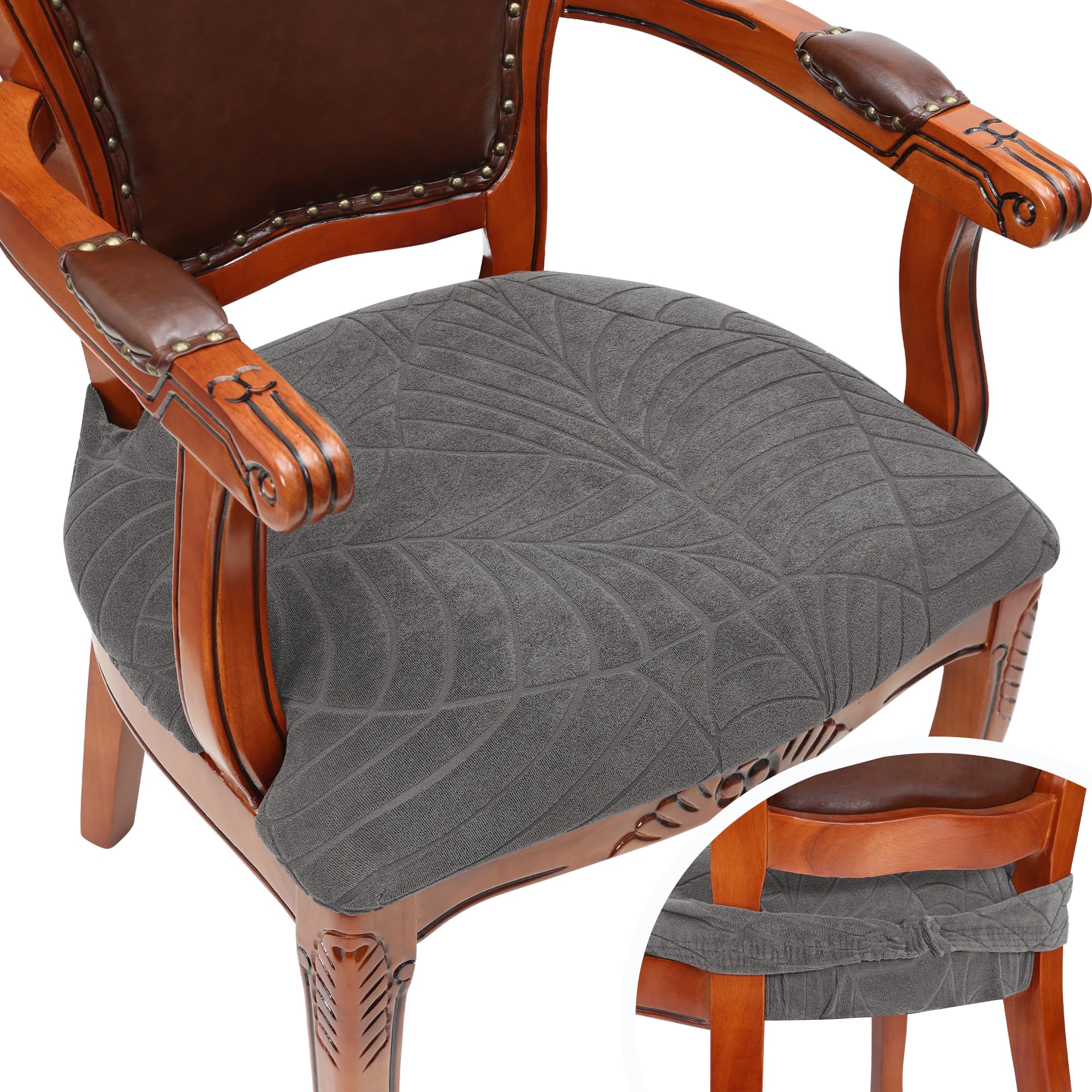 Cream Dining Chair Slipcovers - Set of 6 -15
