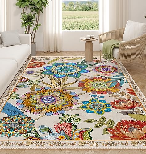 Miniatura 11 de Tapete retro para puerta delantera, alfombra pequeña para entrada 2x3 pies, antideslizante, lavable, moderno de mediados de siglo, tapete interior,