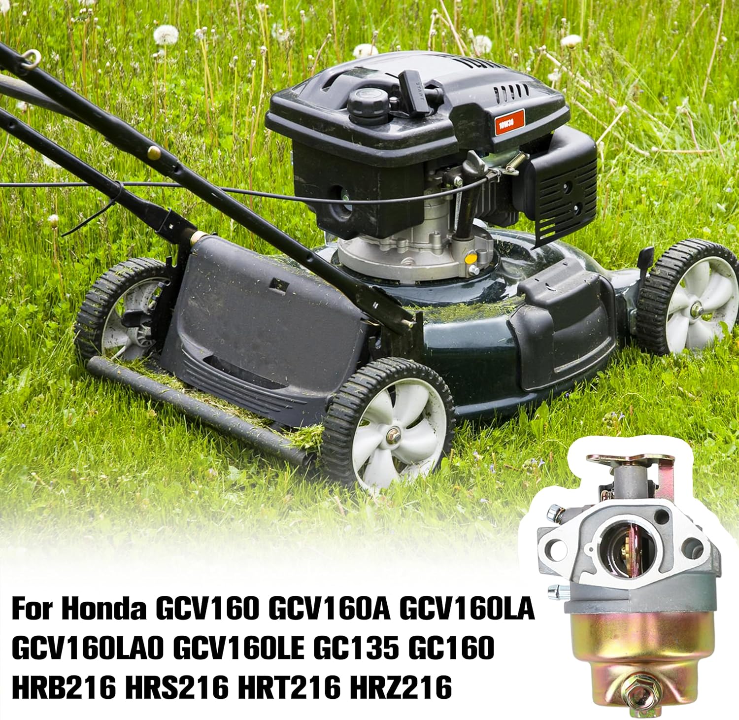 Carburetor for Ryobi 2800psi Pressure Washer for Honda GCV160 GCV160A GCV160LA GCV160LA0 GCV160LE GC135 GC160 HRB216 HRS216 HRT216 HRZ216 Engine Replace 16100-Z0L-023