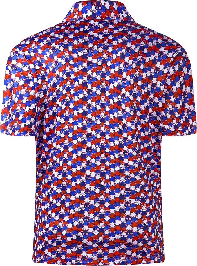 Polo para hombre manga corta dry fit miniatura 4