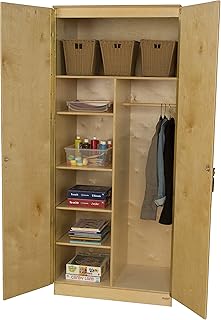 Wood Designs 990541 Adjustable 3 Shelf Wardrobe Unit, 84