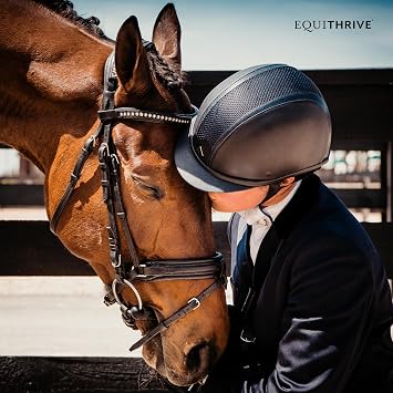 Equithrive Complete Joint Supplement Pellets with Resveratrol, Glucosamine, Chondroitin, Hyaluronic Acid and MSM for Horses in Training and Competition and Senior Horses, 3.3 lbs