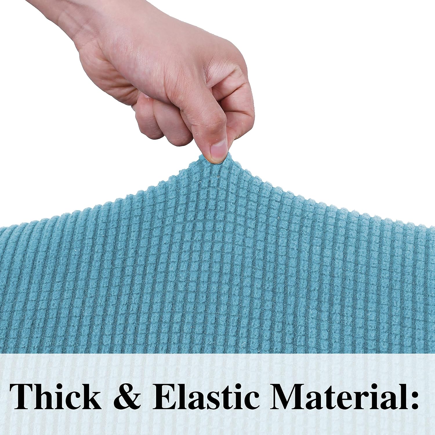 Obstal Stretch Spandex Sofa Cover - 3 Seat Couch Covers for Living Room - Non Slip Sofa Slipcover with Elastic Bottom - Couch Coverings Furniture Protector for Dogs, Cats, Pets