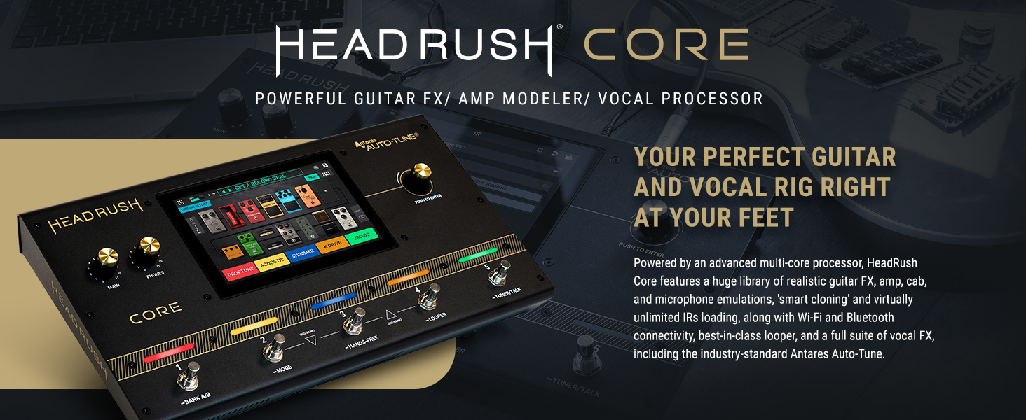 Amazon.com: HeadRush Core - Guitar and Vocal Multi Core Effects