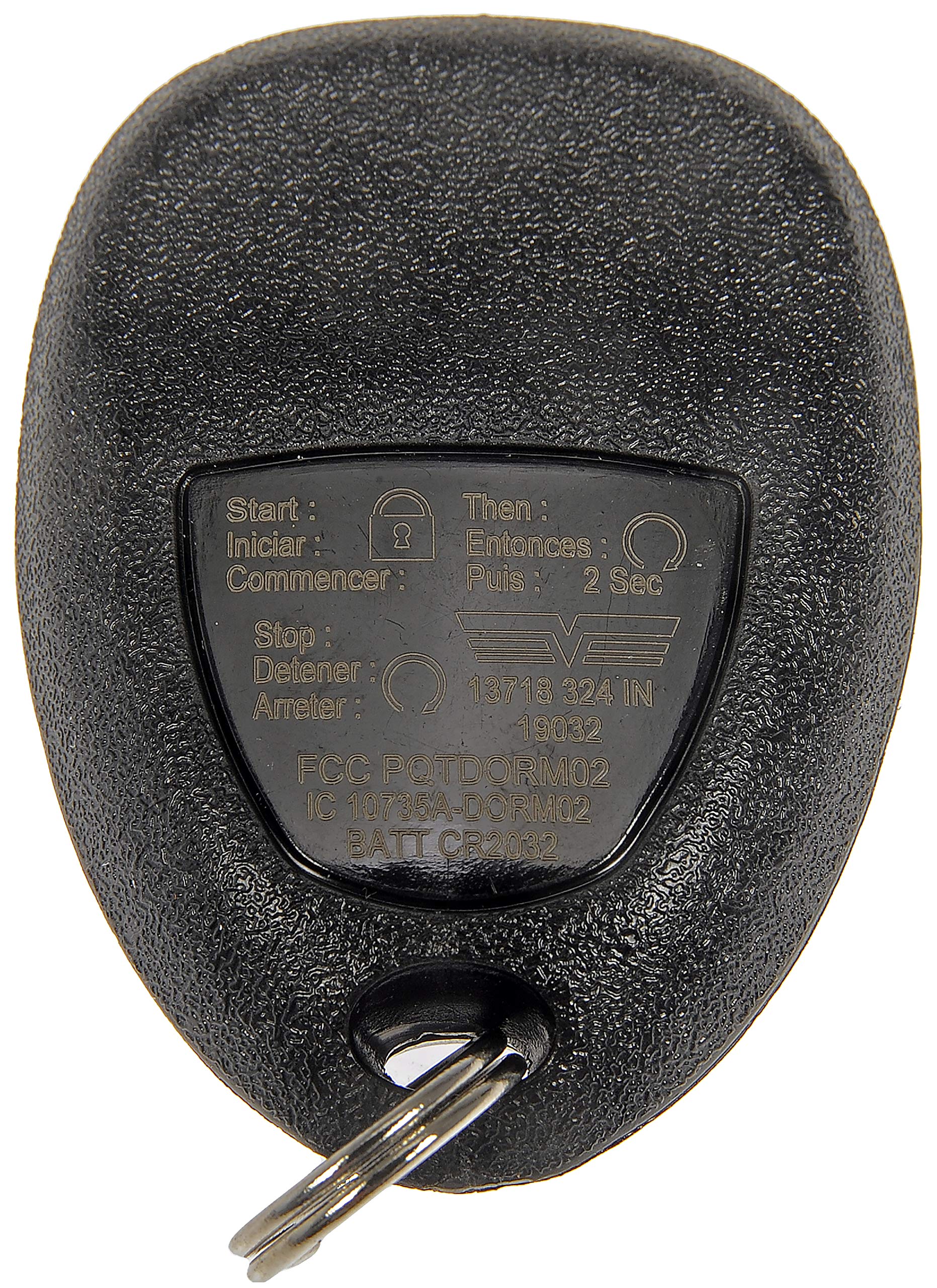 Dorman 5-Button Keyless Entry Remote – Direct Replacement Car Remote Fob For Various Vehicles