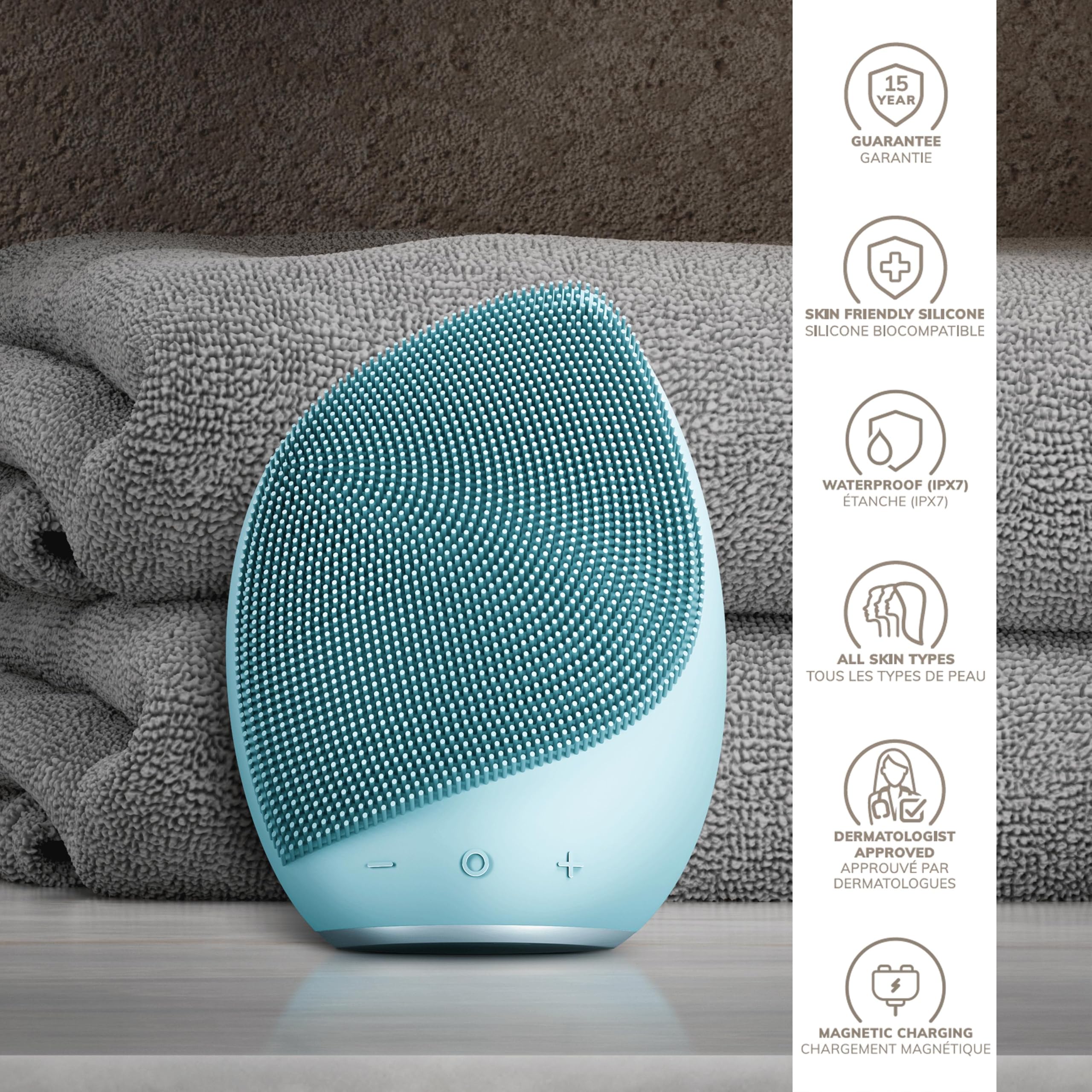 Amazon.com: GESKE SmartAppGuided Sonic Facial Brush 5 in 1