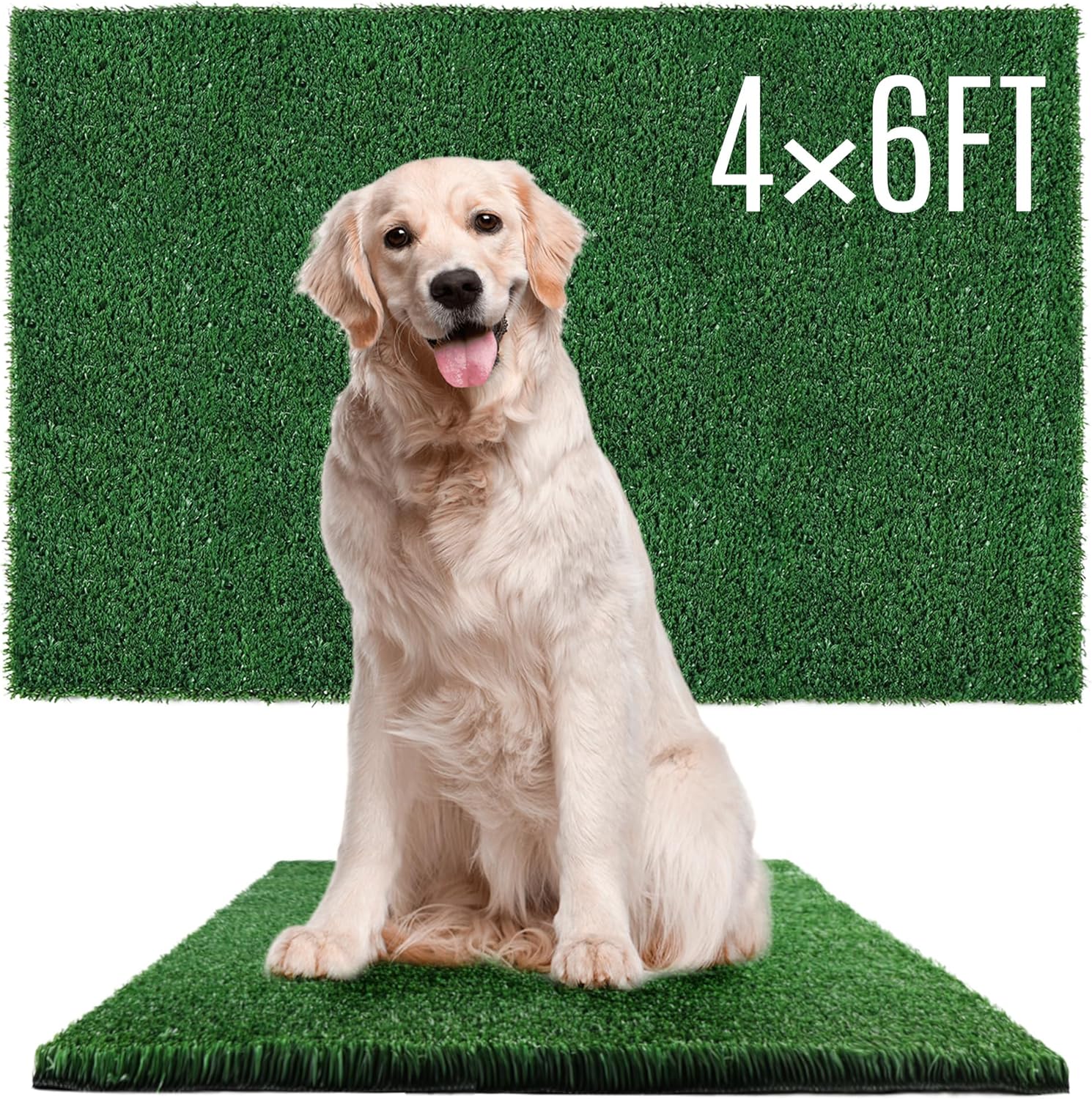 SUNTURF Dog Grass Pads 4 x 6 FT Artificial Grass Pee Pads