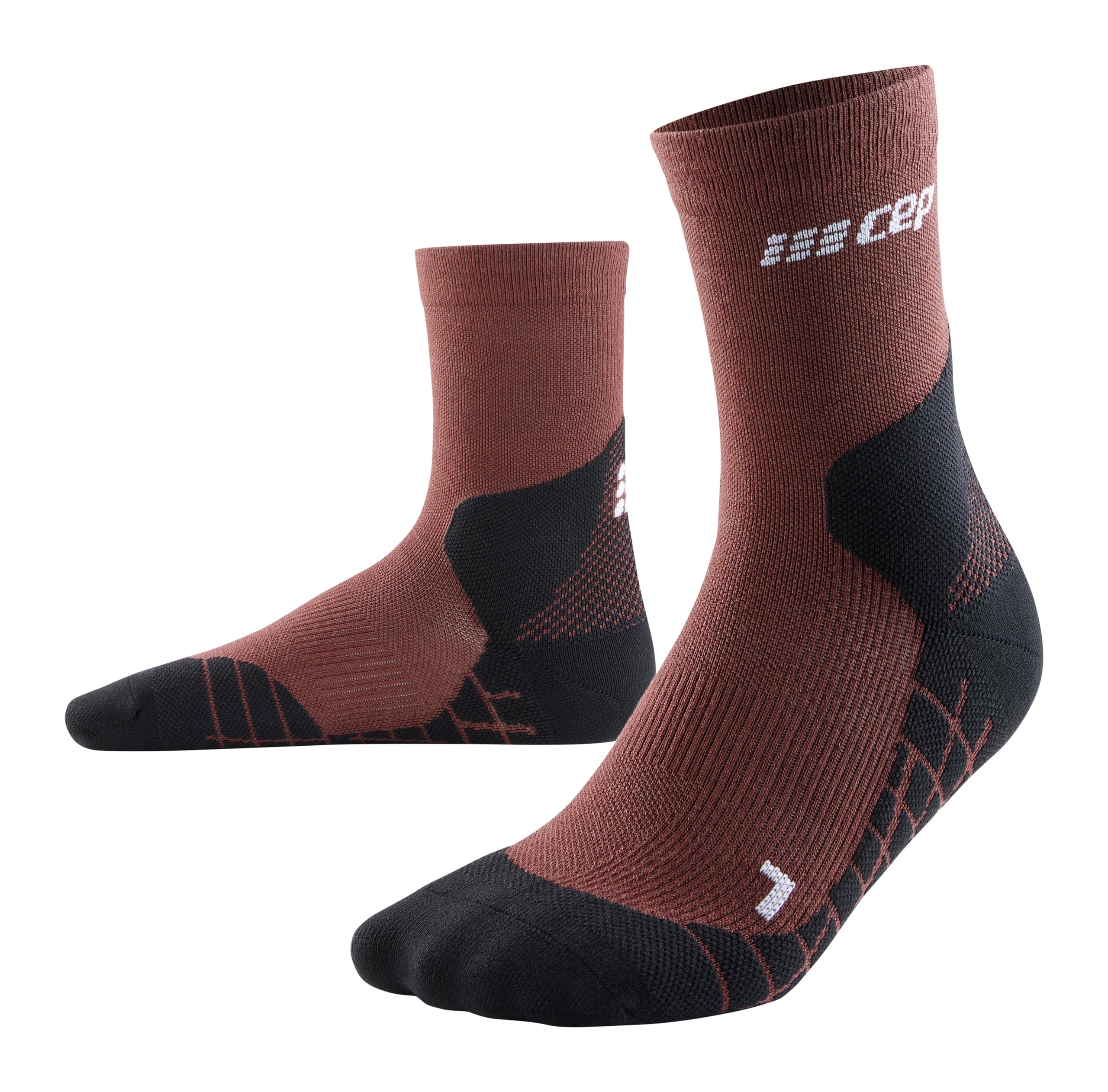CEP - HIKING LIGHT MERINO LOW CUT SOCKS REDESIGN für Herren | Wandersocken aus Merinowolle mit Kompression | Trekkingsocken für leichte Beine