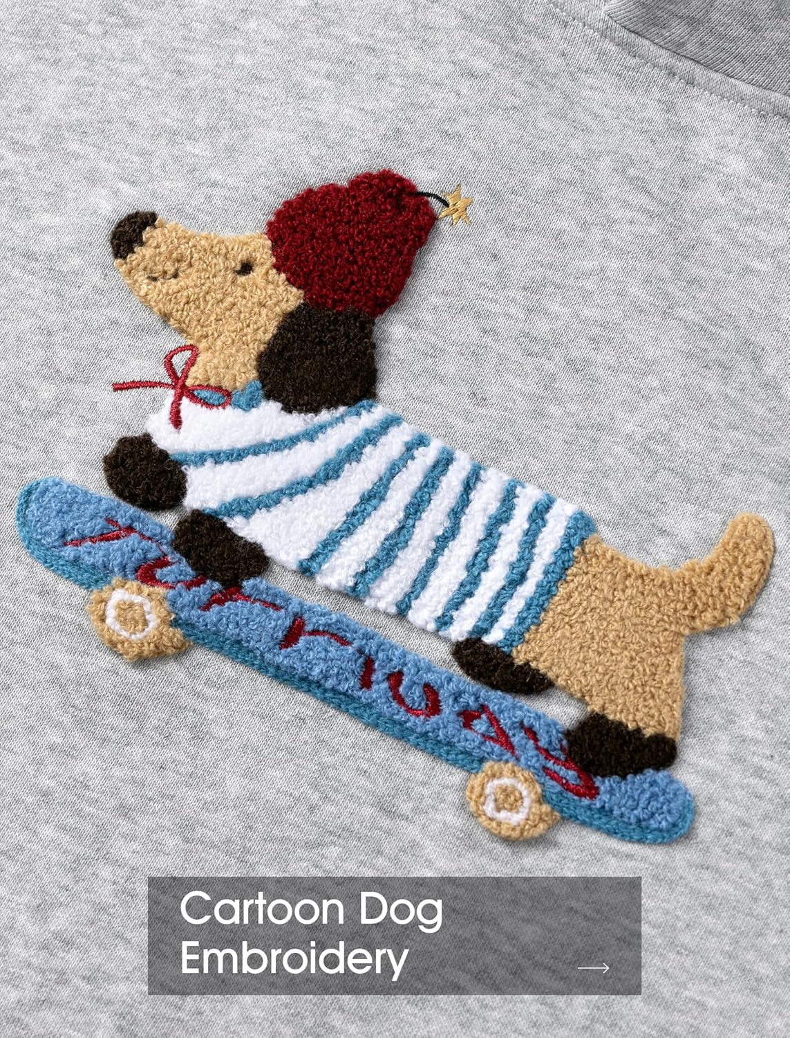 Novelty Hoodies for Women Men Loose Fit Y2k Hooded Sweatshirt Casual Unisex Long Sleeve Pullover Streetwear - Image 4