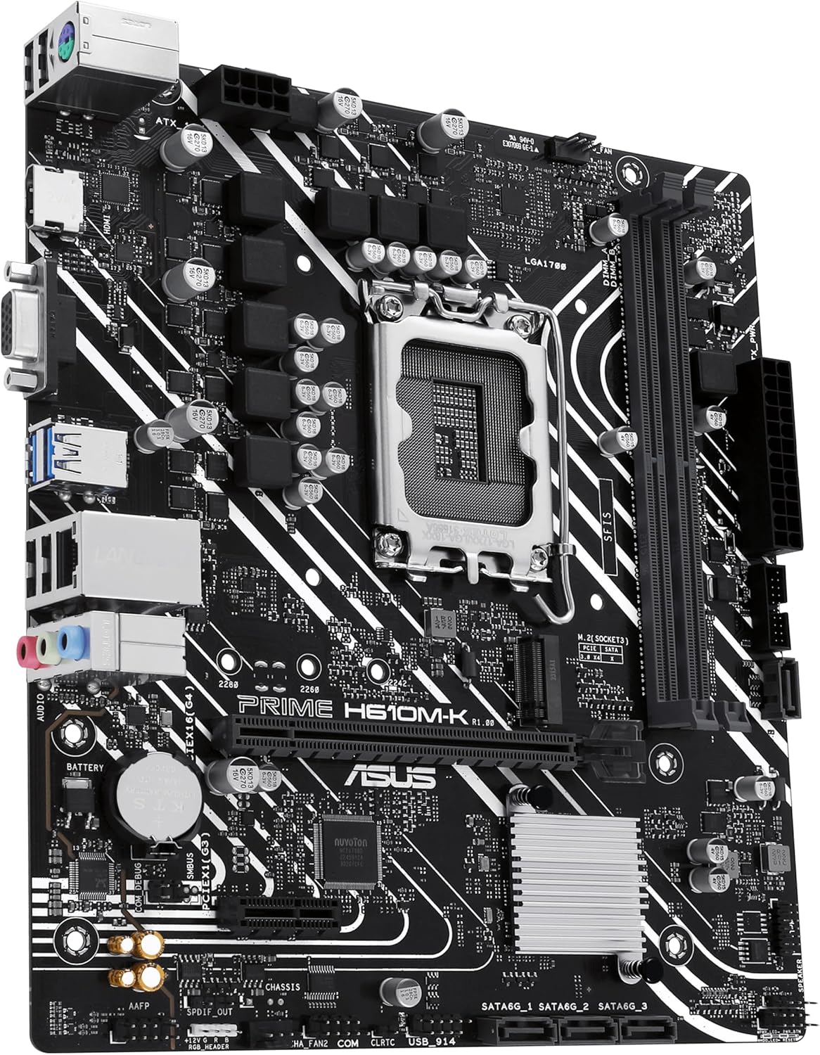 PRIME H610M-K Scheda madre mATX Intel H610 (LGA 1700) - Scheda madre - Immagine 3