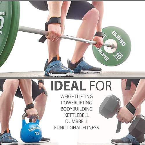 Miniatura 8 de WARM BODY COLD MIND Lasso - Muñequeras de levantamiento para entrenamiento cruzado, clasificadas en 770 libras, vendas de mano para levantamiento de