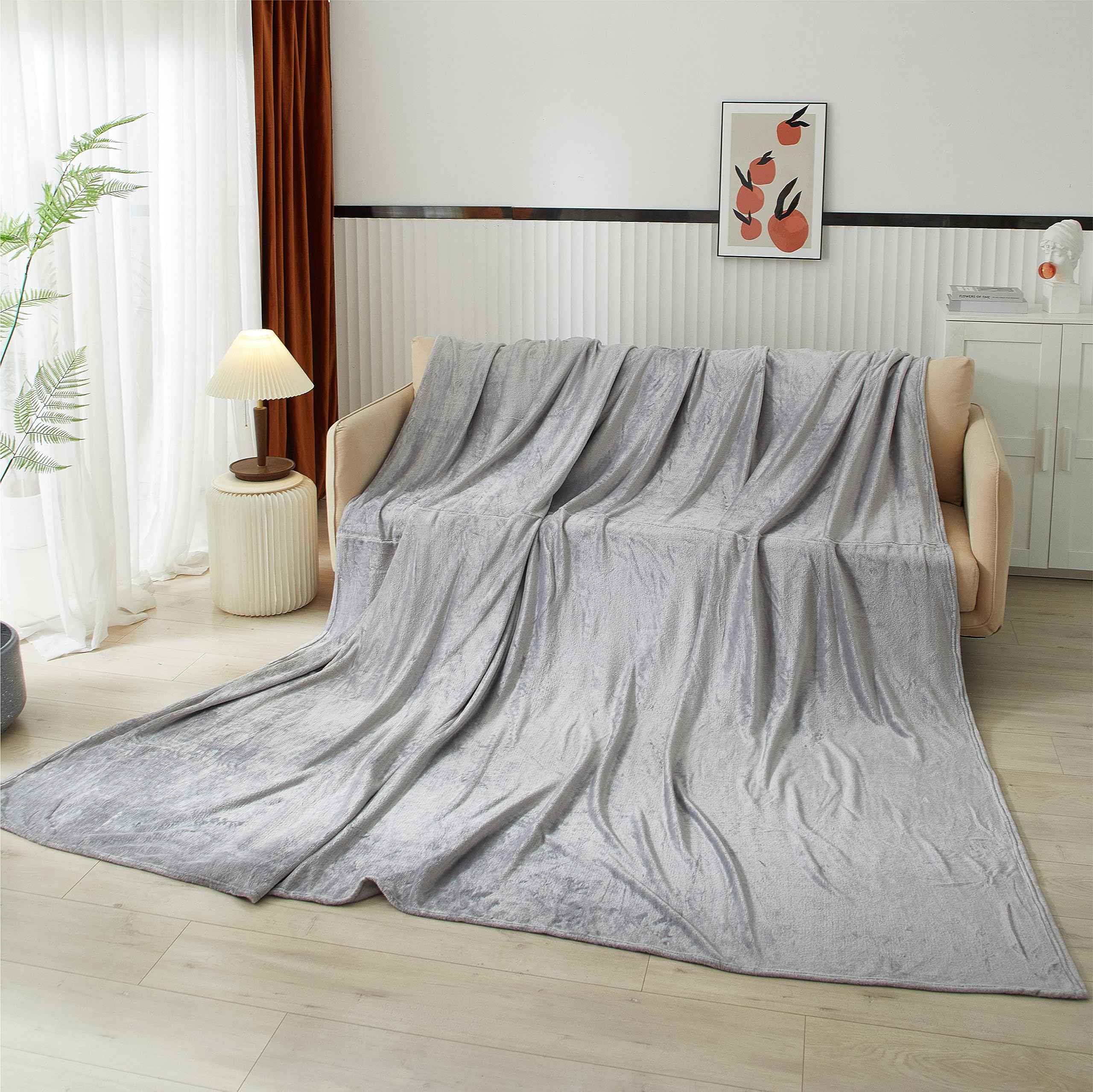 Amazon.com: Dearfoams Oversized Super Soft Royal Plush Velvet