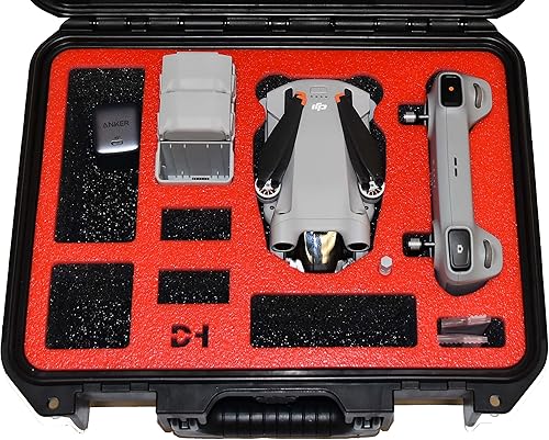 Pelican Case Drone Hangar - Compatible con DJI Mini 3/4 Pro o Smart Controller, soporta accesorios RC-N1, RC2, Plus