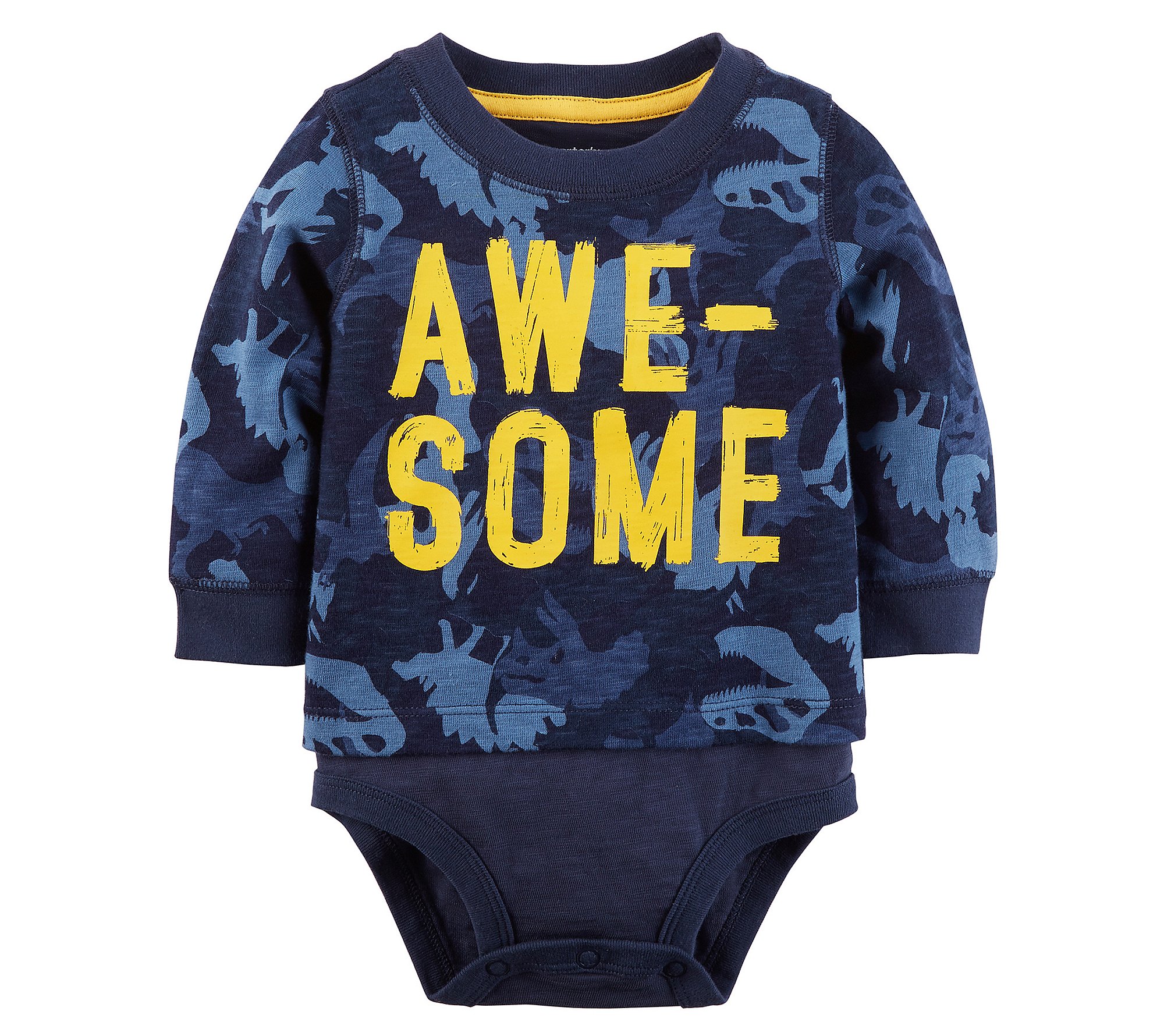 Carter's Baby Boys' Awesome Double-Decker Bodysuit 6 Months