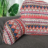 Vista 102 de Bohemian Printed Reading Pillow with Support Arms Soft Bed Rest Pillows Back Support Cushion for Kids Reading Watching TV Sitting Up in Bed Whale