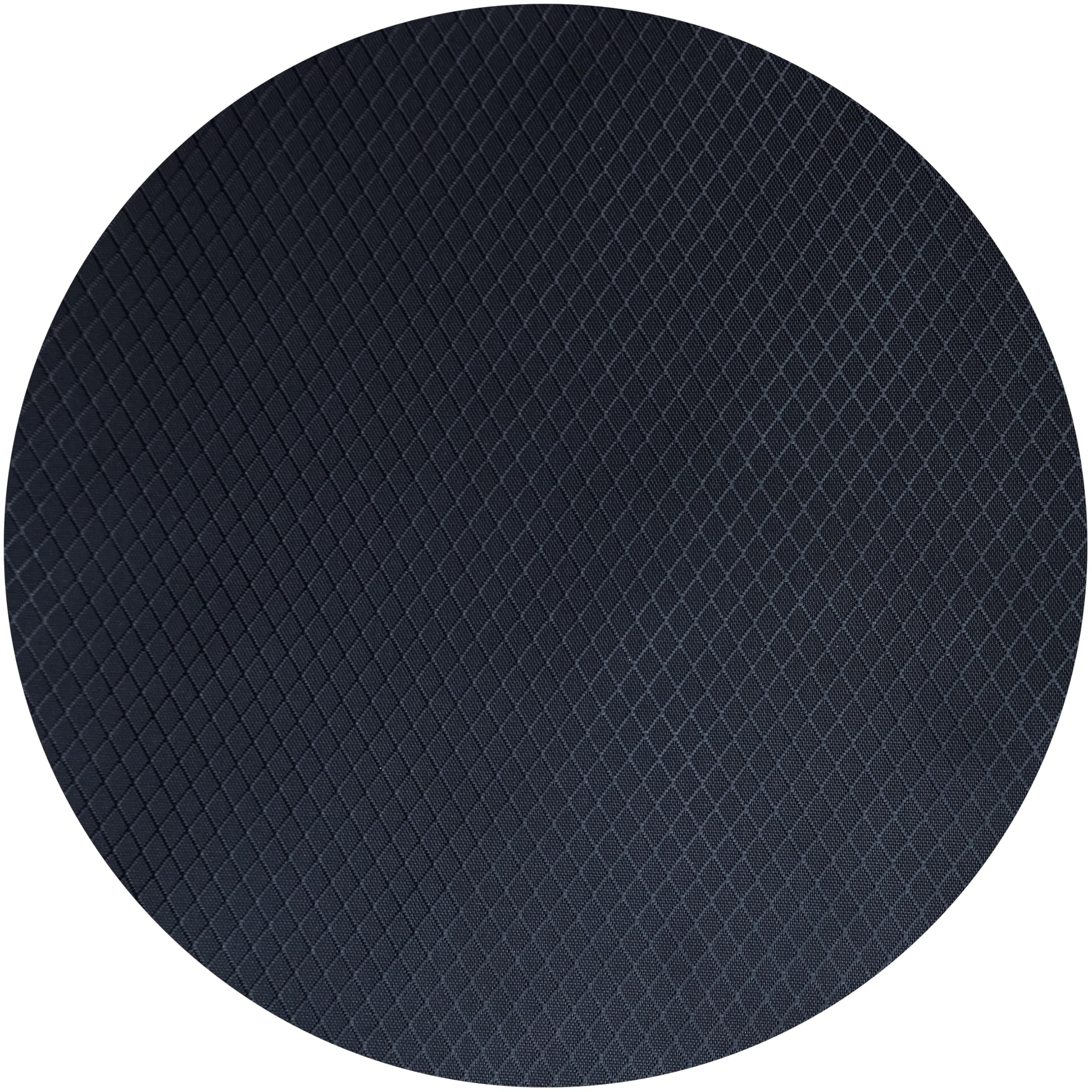 emma kites Black Ripstop Nylon PU3000 Waterproof 1.9 oz 70D Diamond Grid Tear Resistant for Tent Rainfly Rain Kilt Poncho Dry Bag Backpack Bike Cover (Selvedge Removed) Pre-Cut 3 Yard