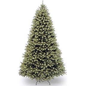 National Tree Company 7.5 ft Unlit Downswept Douglas Fir Artificial Christmas Tree, 1,867 Tips, Includes Stand, Green