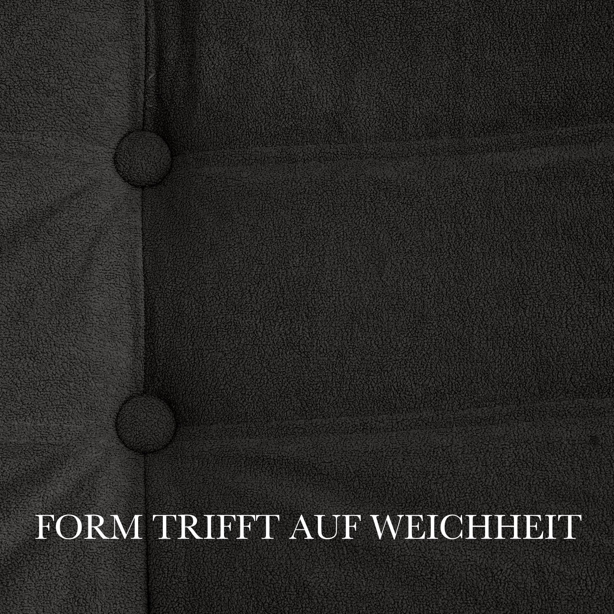Togo Sofa, Sitzsack Sofa für Erwachsene,Togo Boneless Sessel mit Memory Schaum, Sitzsäcke Bodensofa Mit Ergonomischem Design, Bean Bag Chair für Schlafzimmer Wohnzimmer,Schwarz