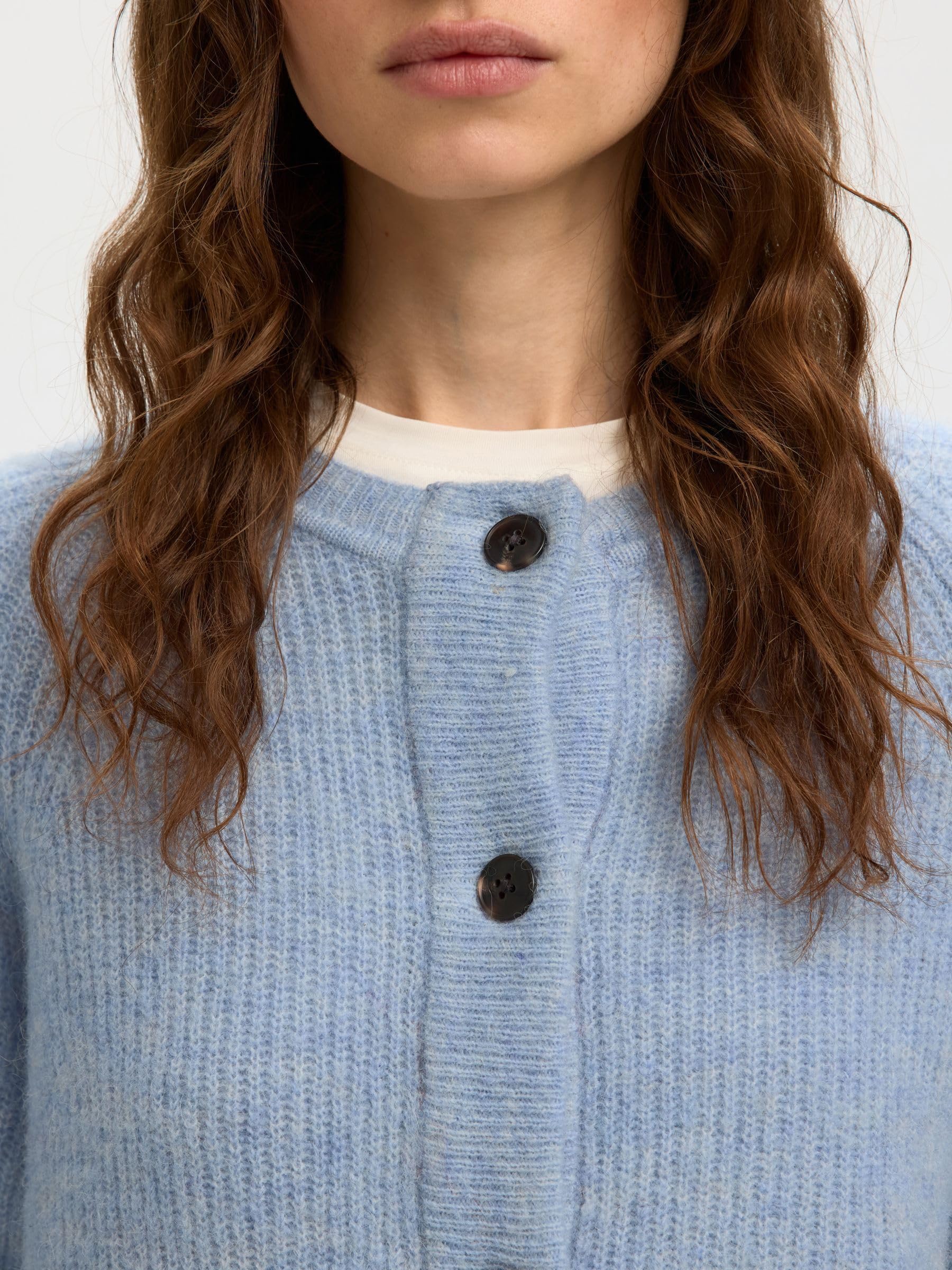 SELECTED FEMME Female Strickjacke Wollmix | Cardigan